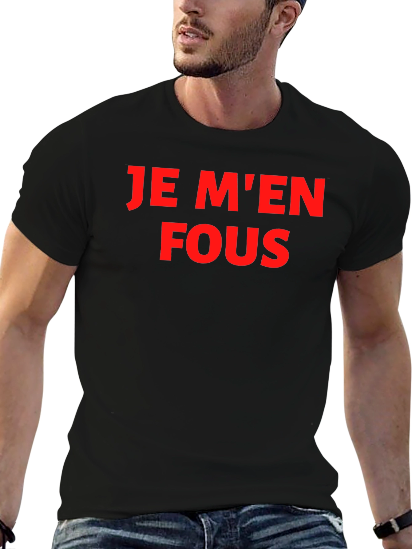 Je Men Fous Graphic Tee - Sarcastic T-Shirt