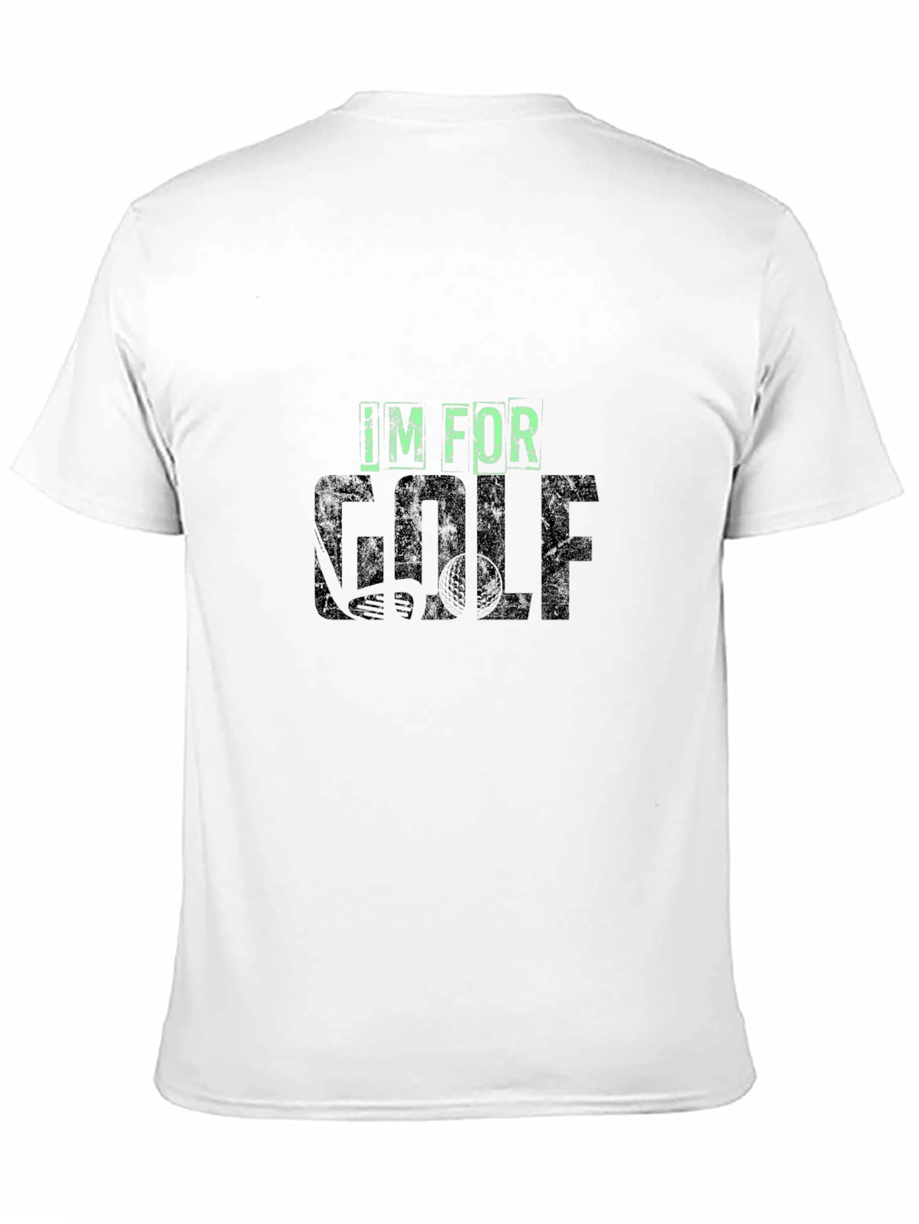 Im For Golf T-Shirt - Mens Black Tee