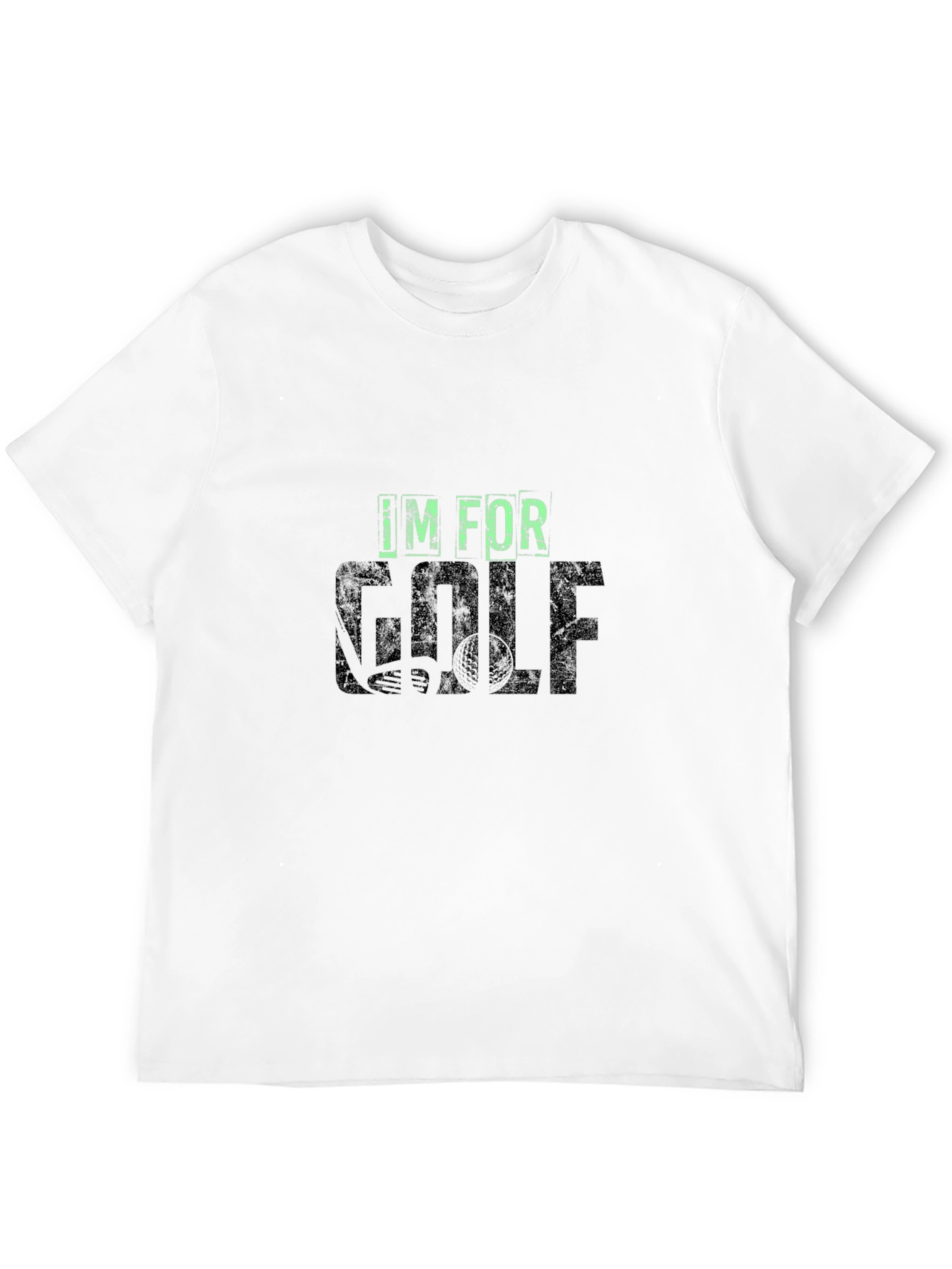 Im For Golf T-Shirt - Mens Black Tee
