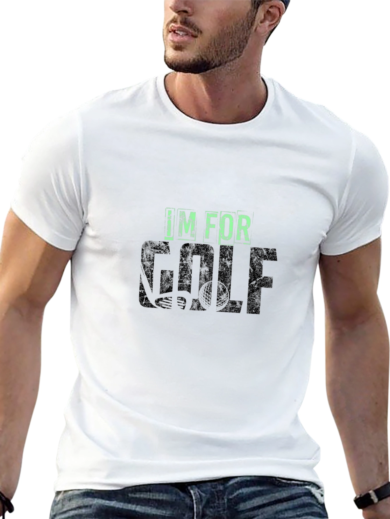 Im For Golf T-Shirt - Mens Black Tee
