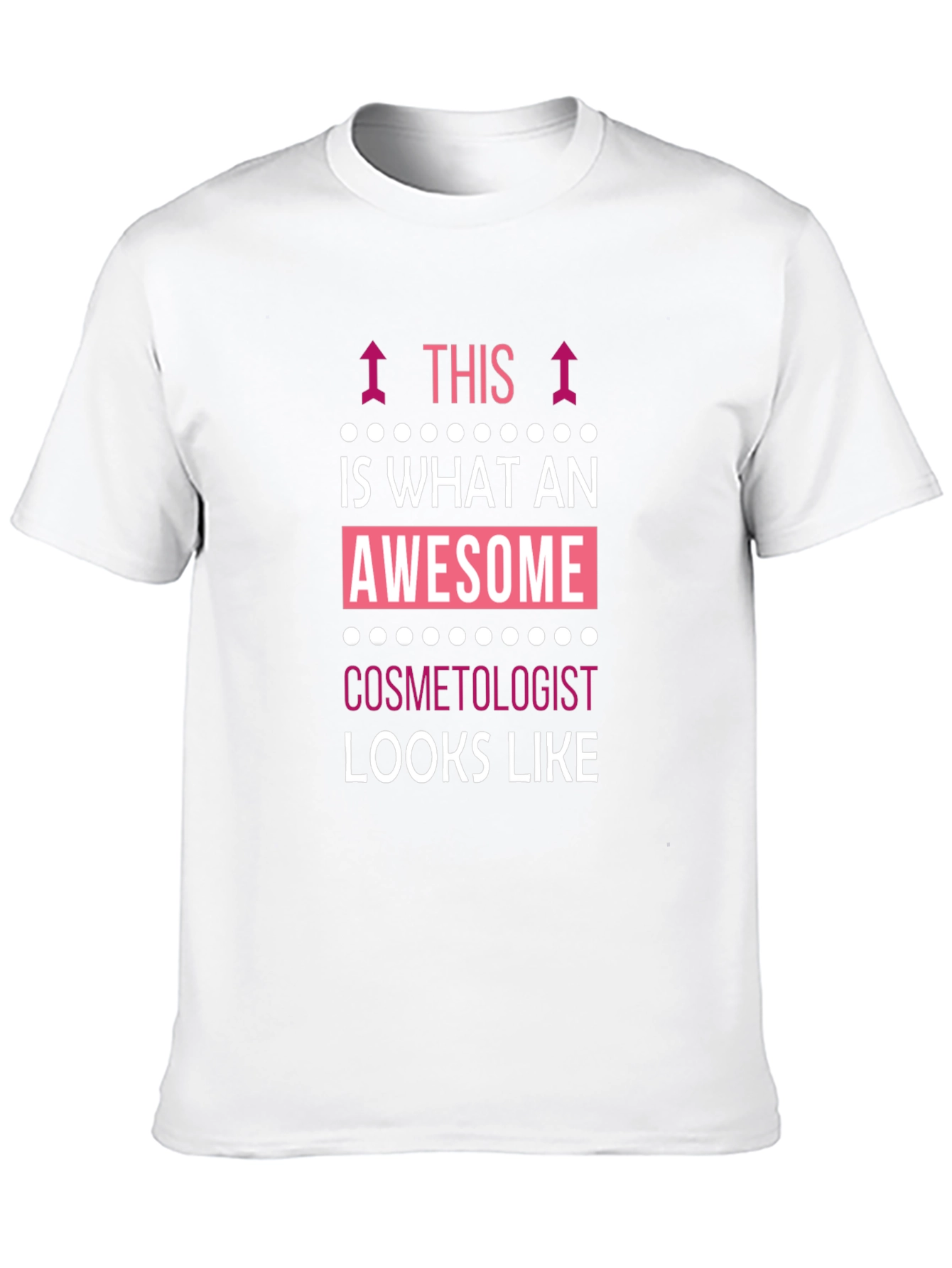 Awesome Cosmetologist T-Shirt - Black Cotton Tee