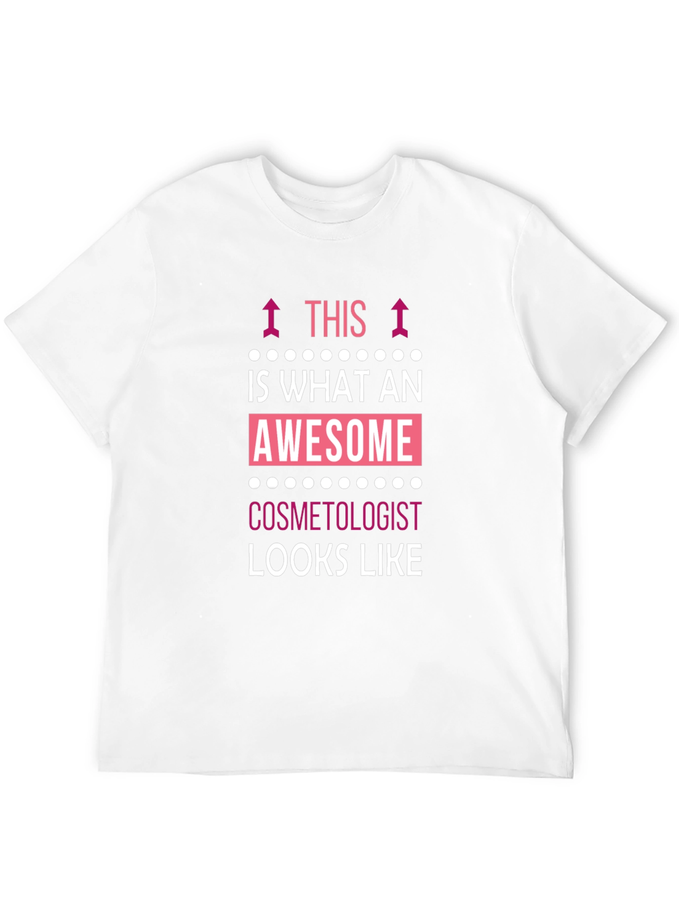 Awesome Cosmetologist T-Shirt - Black Cotton Tee