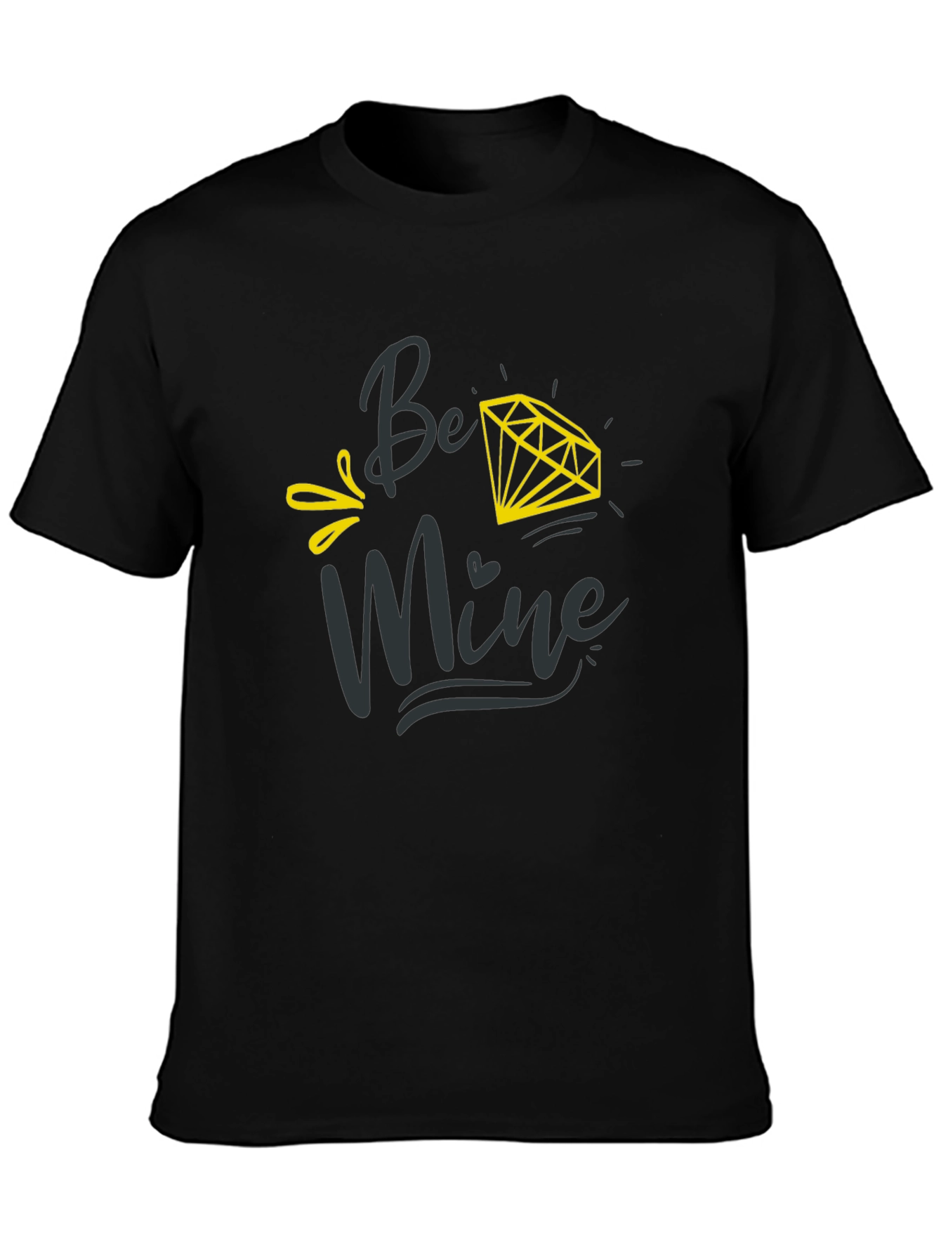 Be Mine Diamond Graphic Tee - Stylish & Trendy