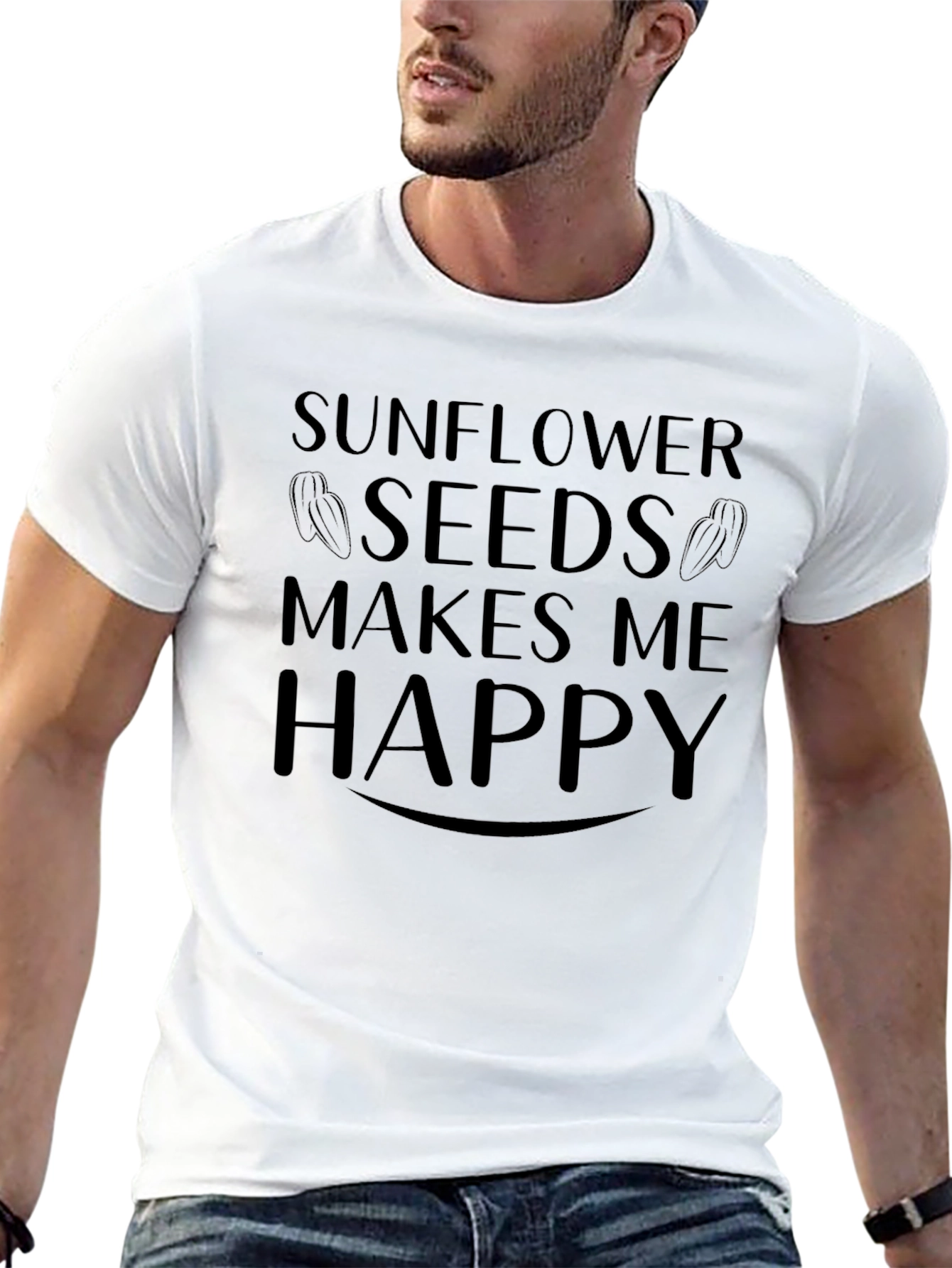 Sunflower Seeds Makes Me Happy T-Shirt