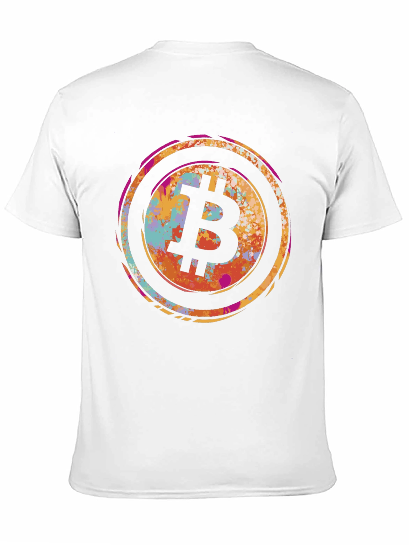 Bitcoin Splash Graphic T-Shirt - Crypto Style
