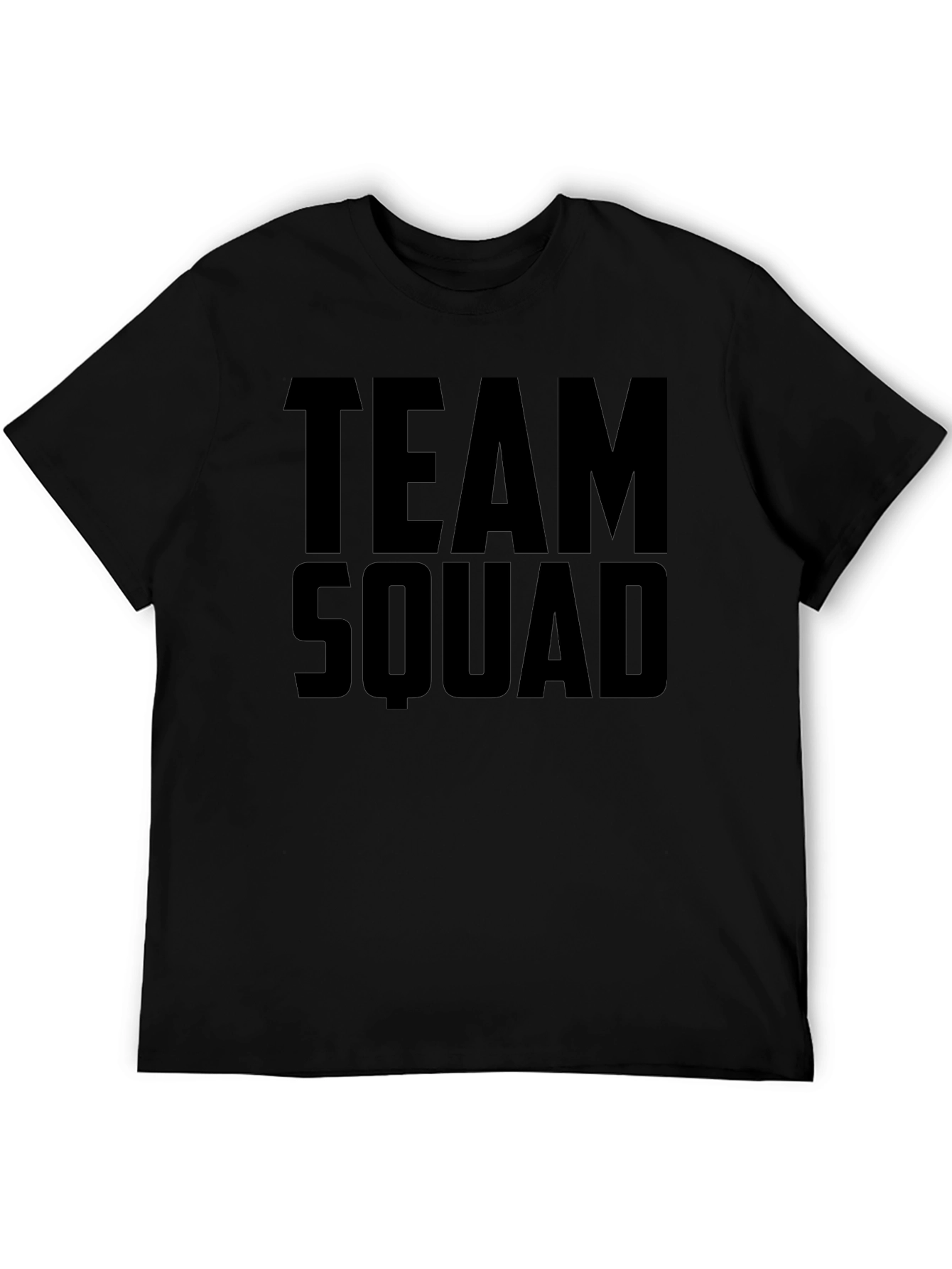 Team Squad Black Graphic T-Shirt