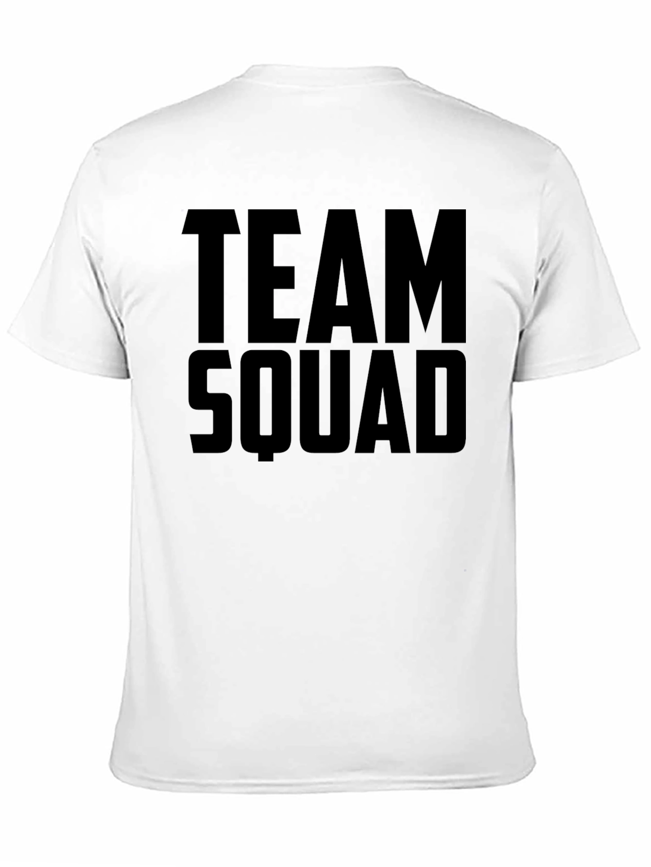 Team Squad Black Graphic T-Shirt