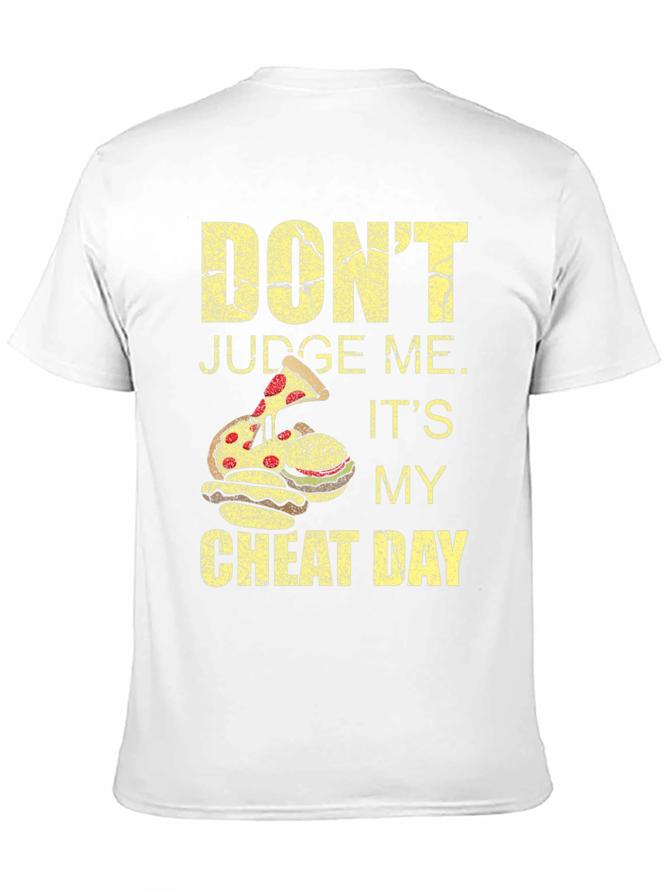 Dont Judge Me Cheat Day Black T-Shirt