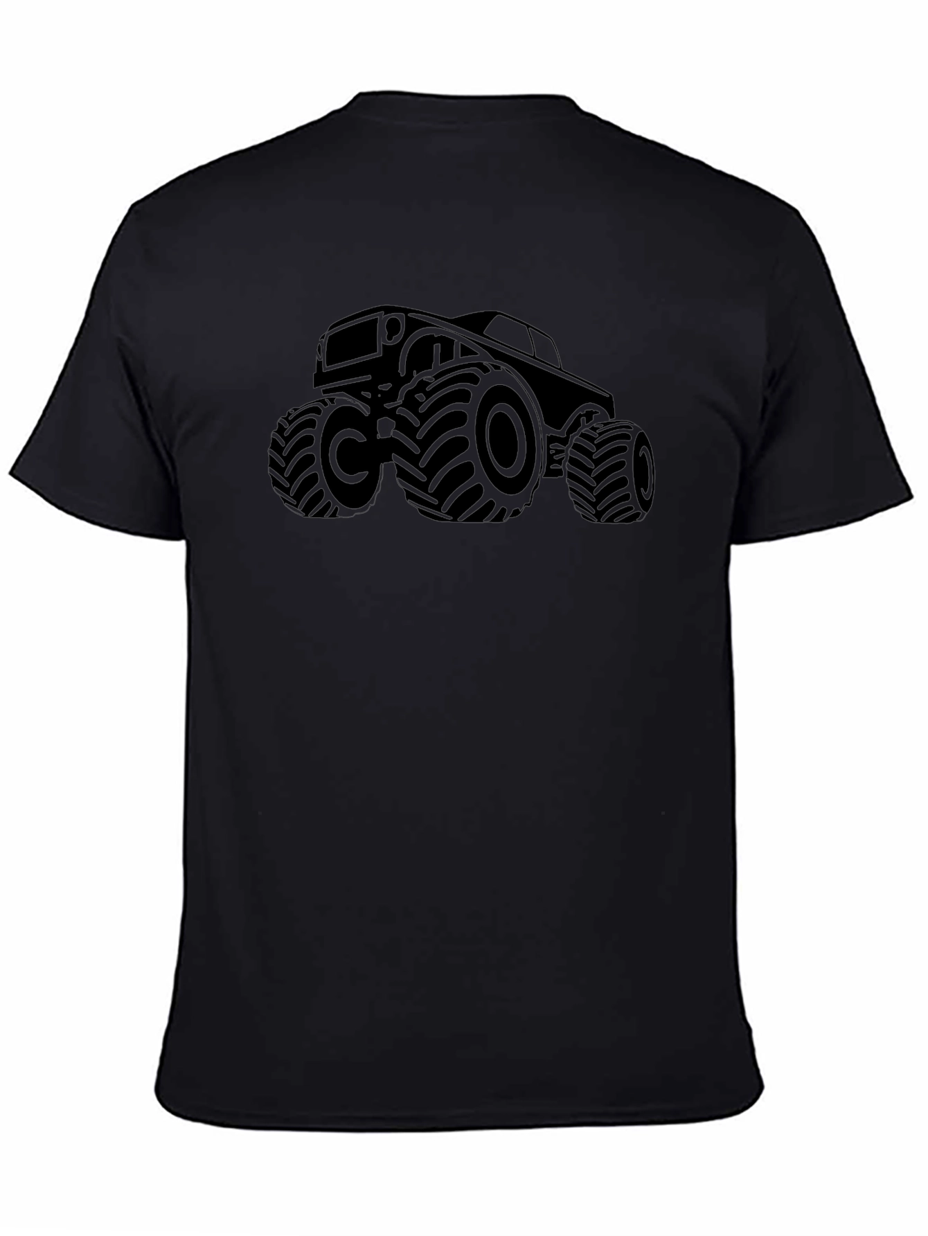 Black Monster Truck Graphic Tee