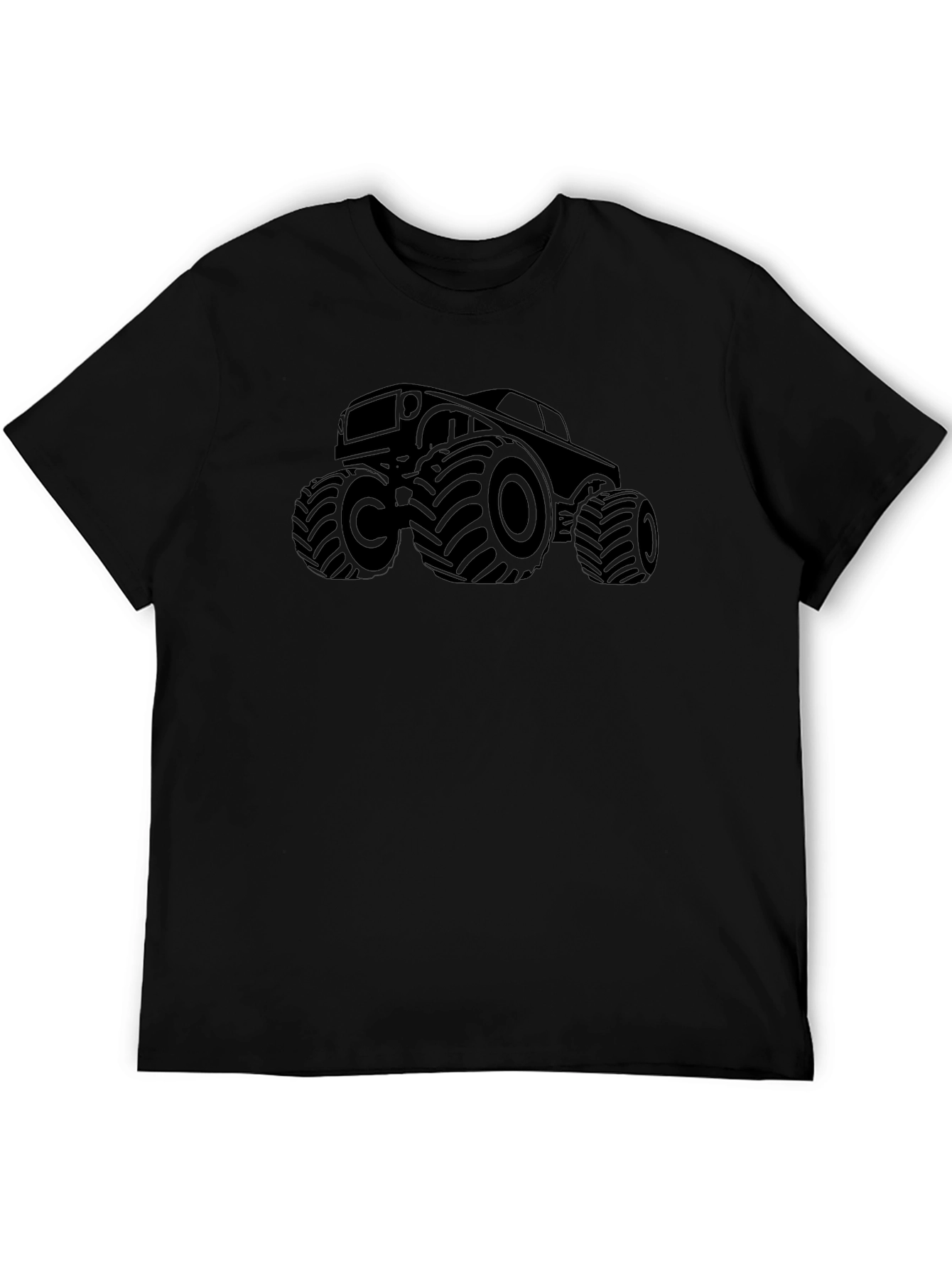 Black Monster Truck Graphic Tee