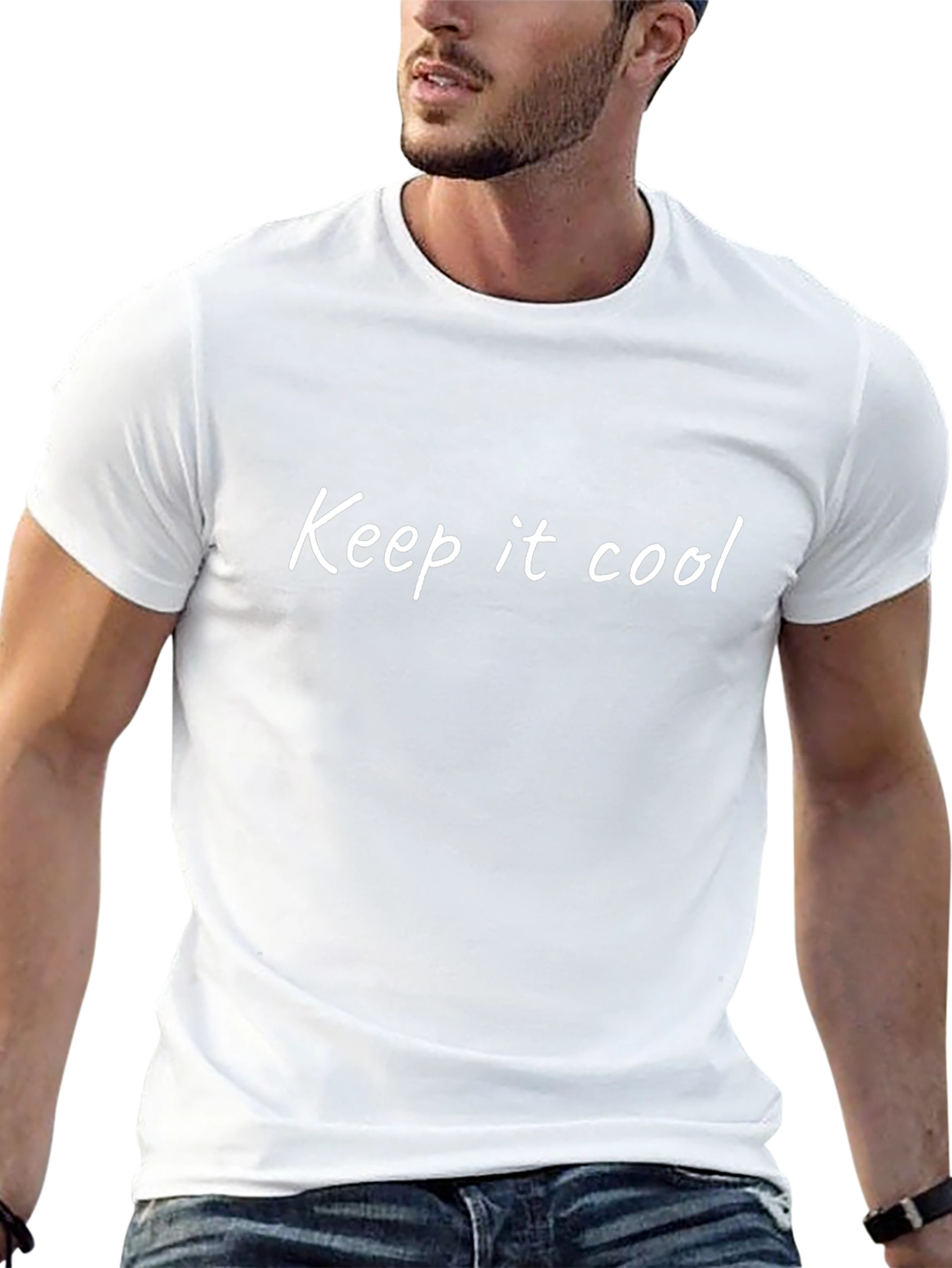 Keep it Cool Black T-Shirt - Stylish & Comfy