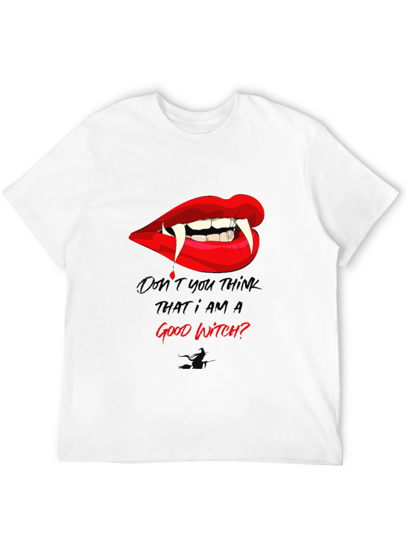 Vampire Lips Good Witch? Graphic T-Shirt