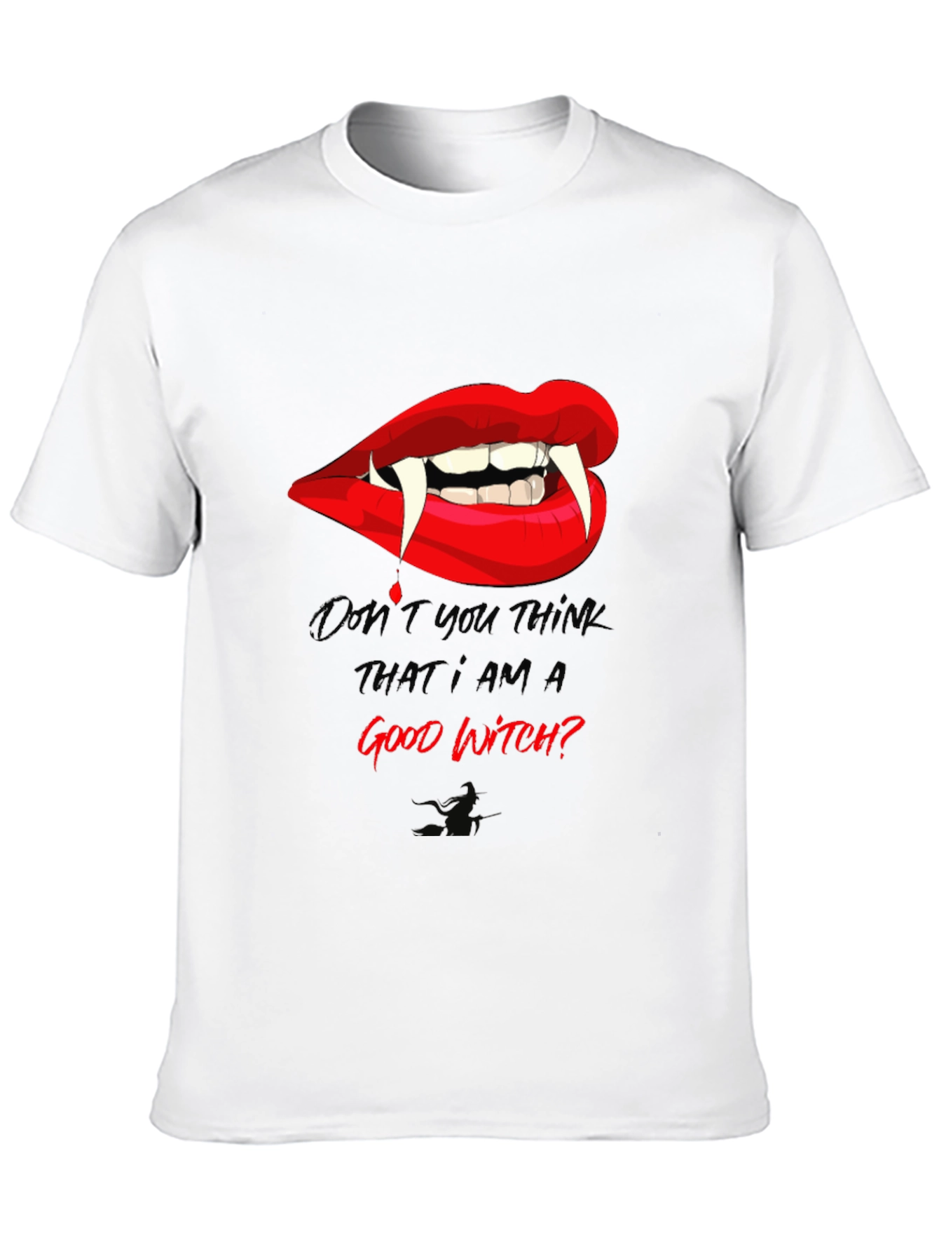 Vampire Lips Good Witch? Graphic T-Shirt