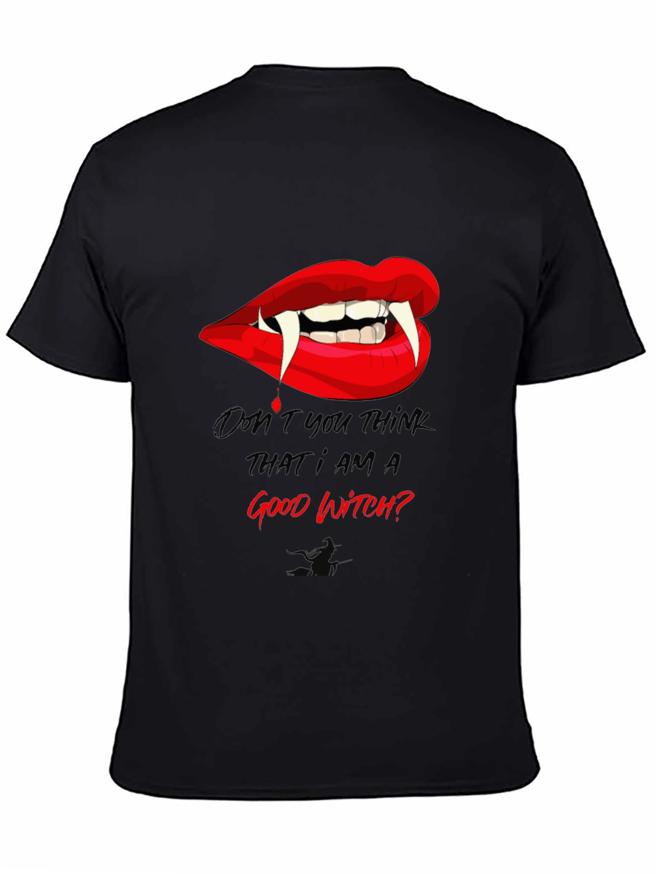 Vampire Lips Good Witch? Graphic T-Shirt