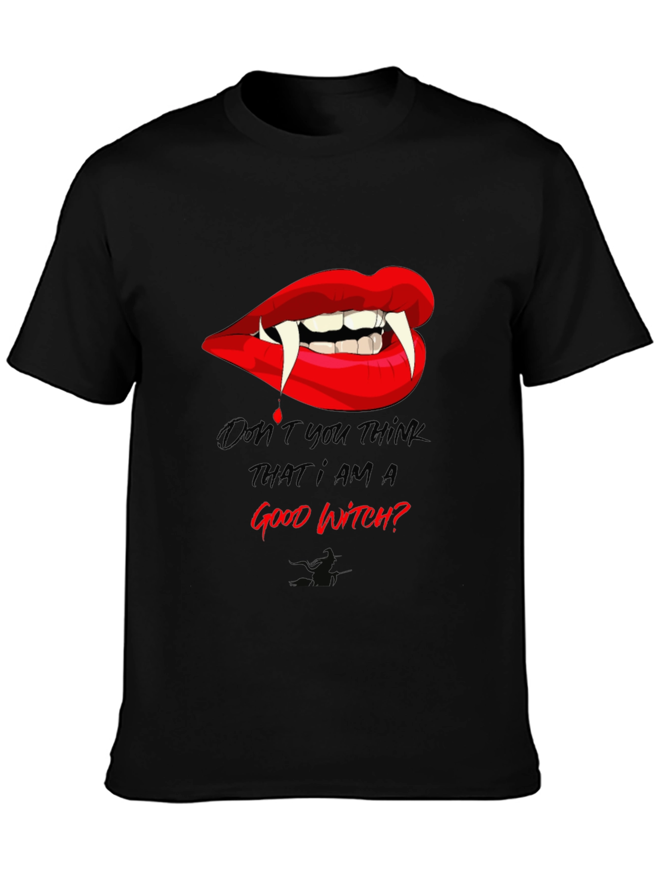Vampire Lips Good Witch? Graphic T-Shirt