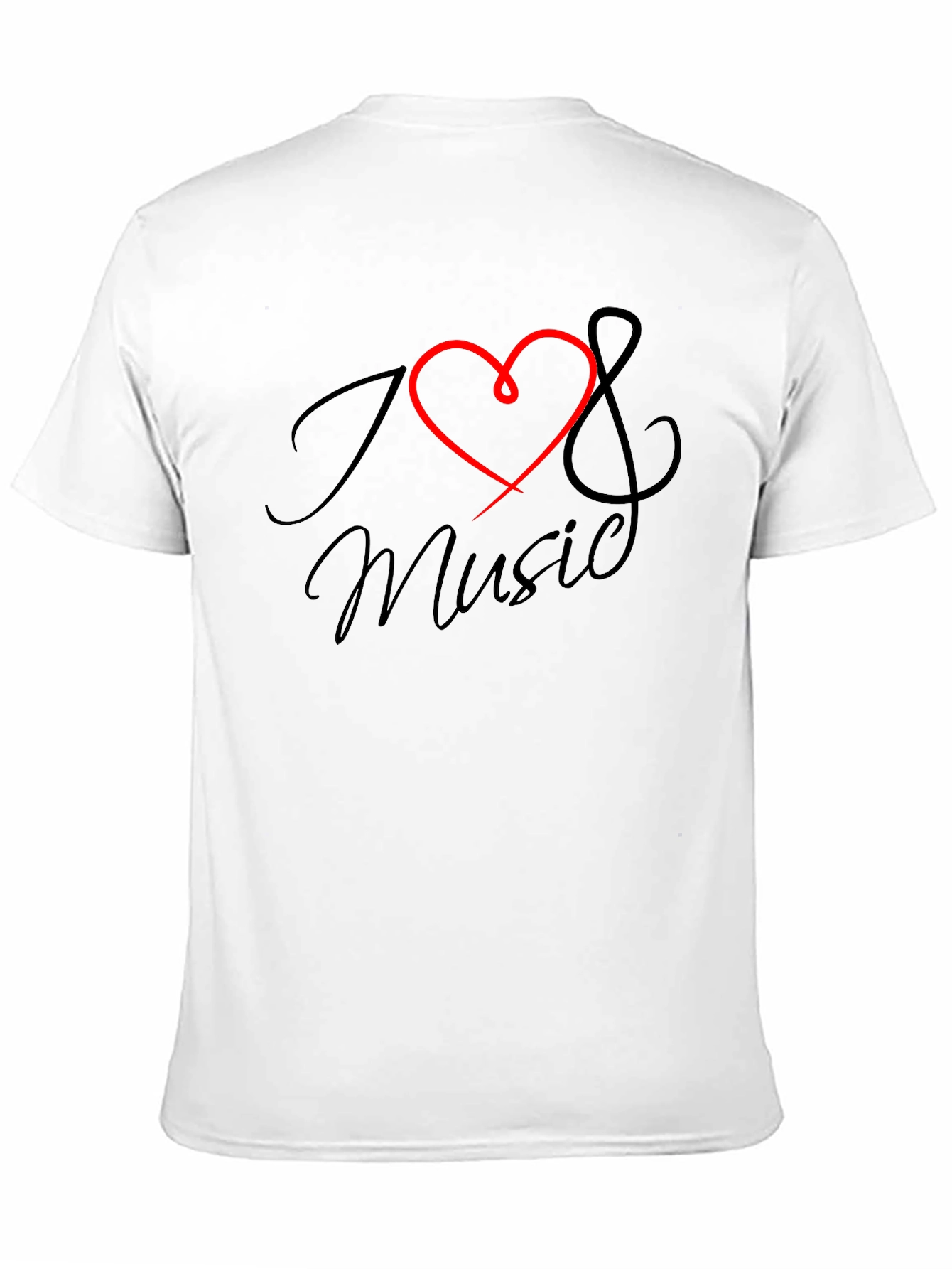 I Love Music T-Shirt - Stylish Graphic Tee