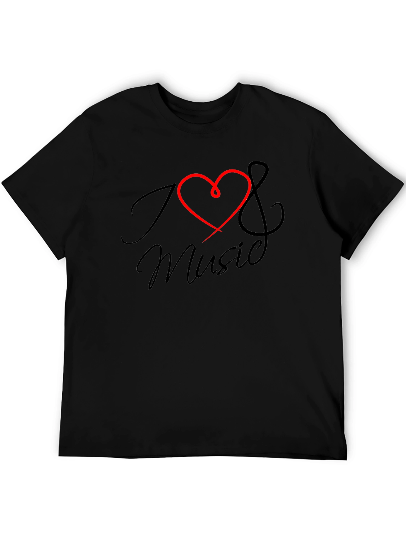 I Love Music T-Shirt - Stylish Graphic Tee