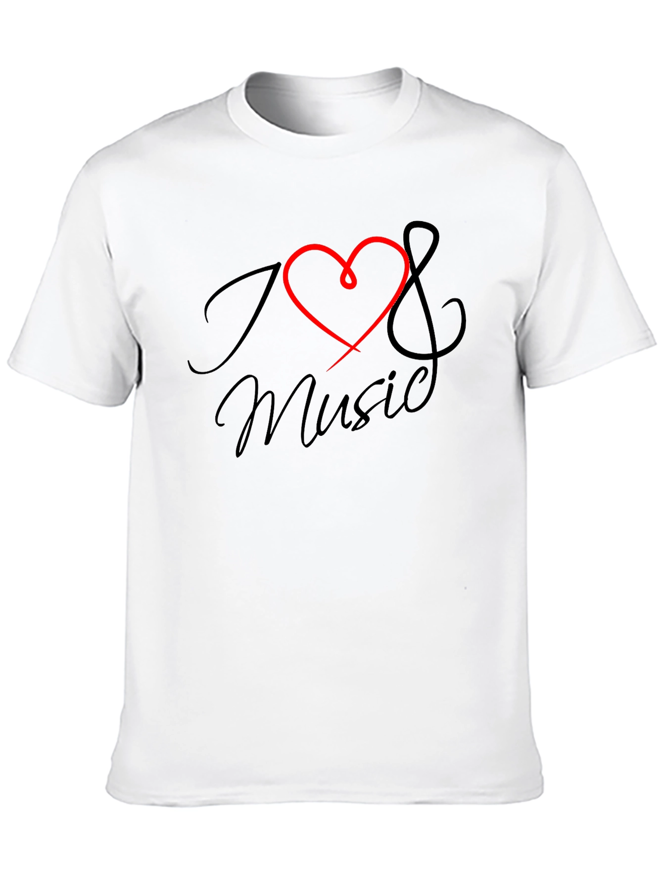 I Love Music T-Shirt - Stylish Graphic Tee