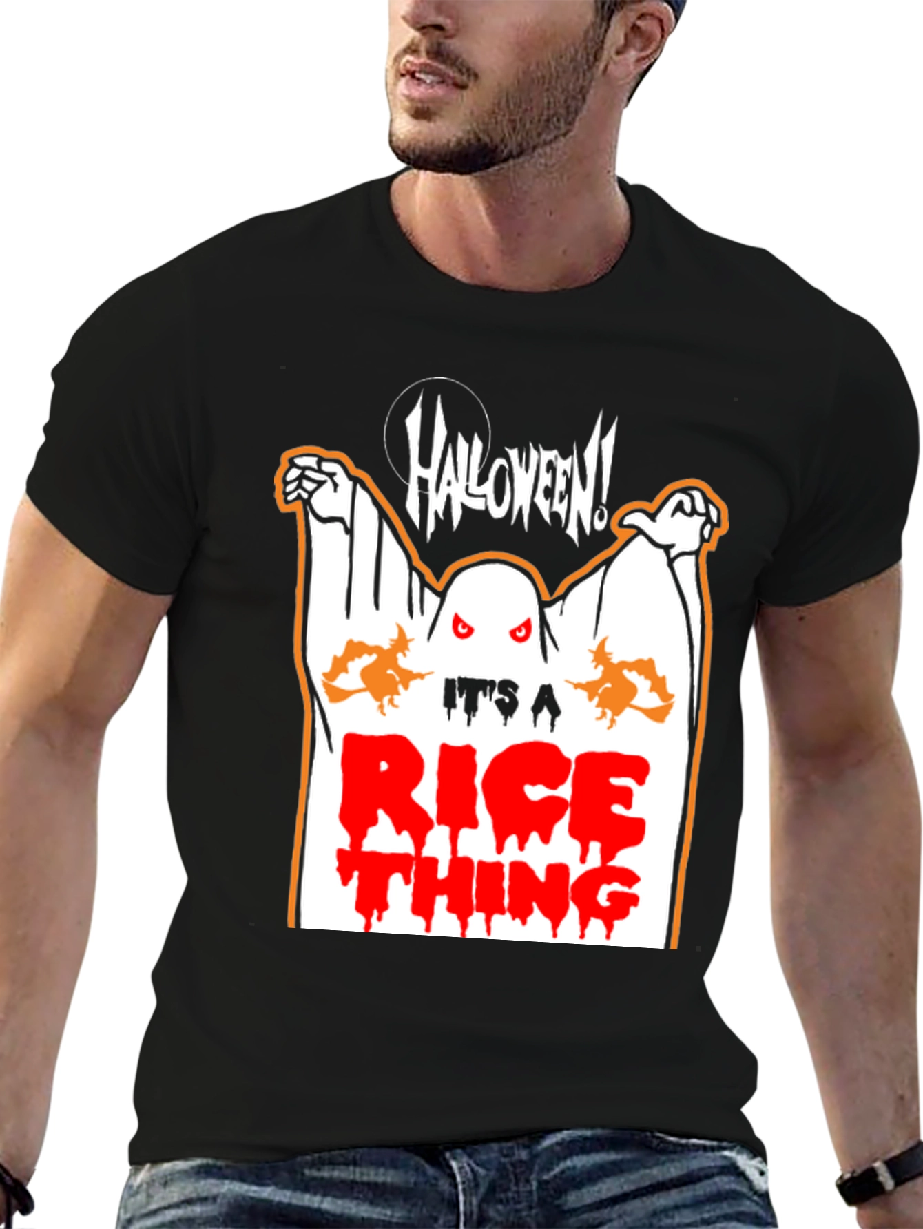 Halloween Ghost Its A Rice Thing T-Shirt