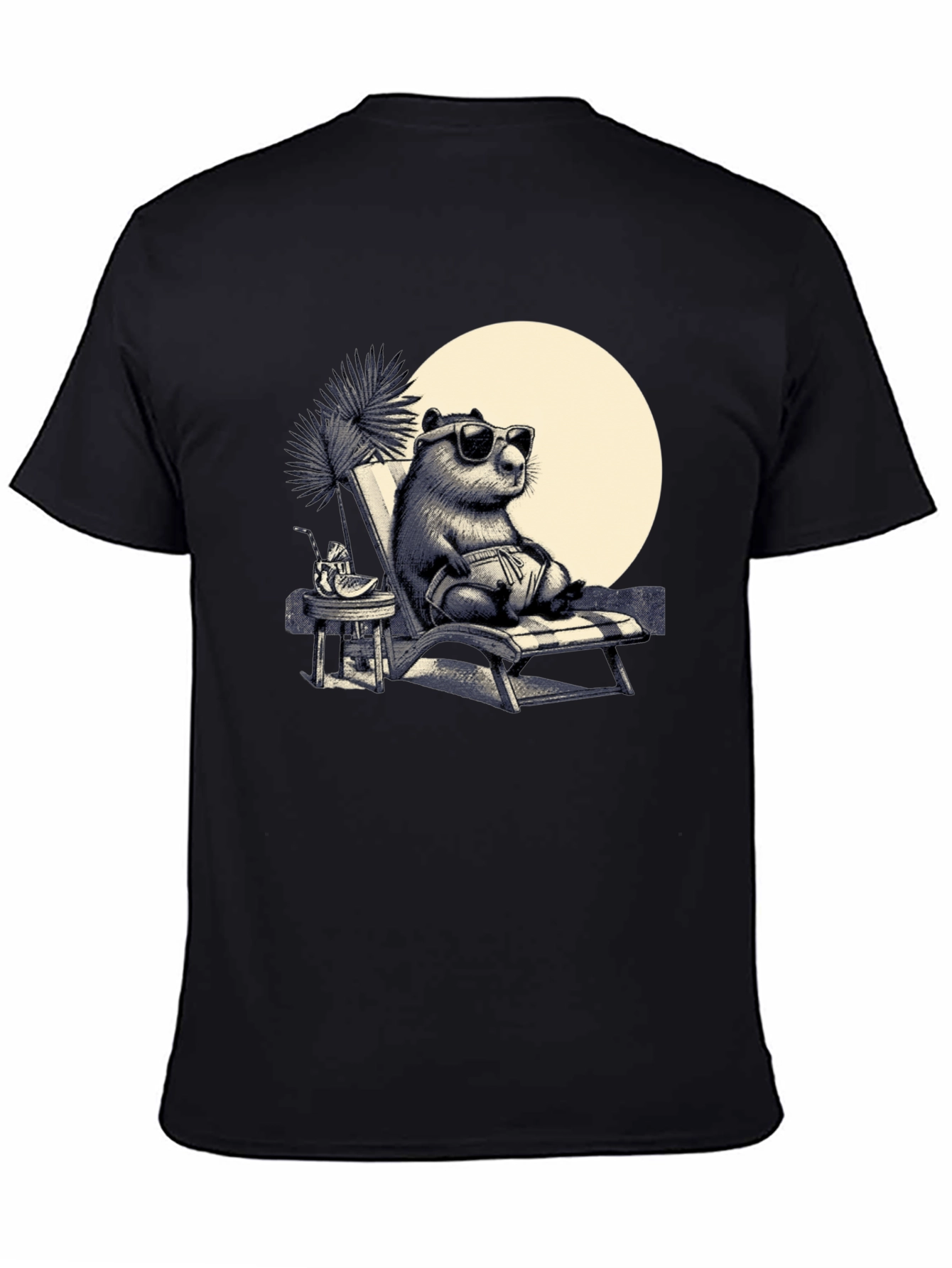 Cool Capybara Beach T-Shirt