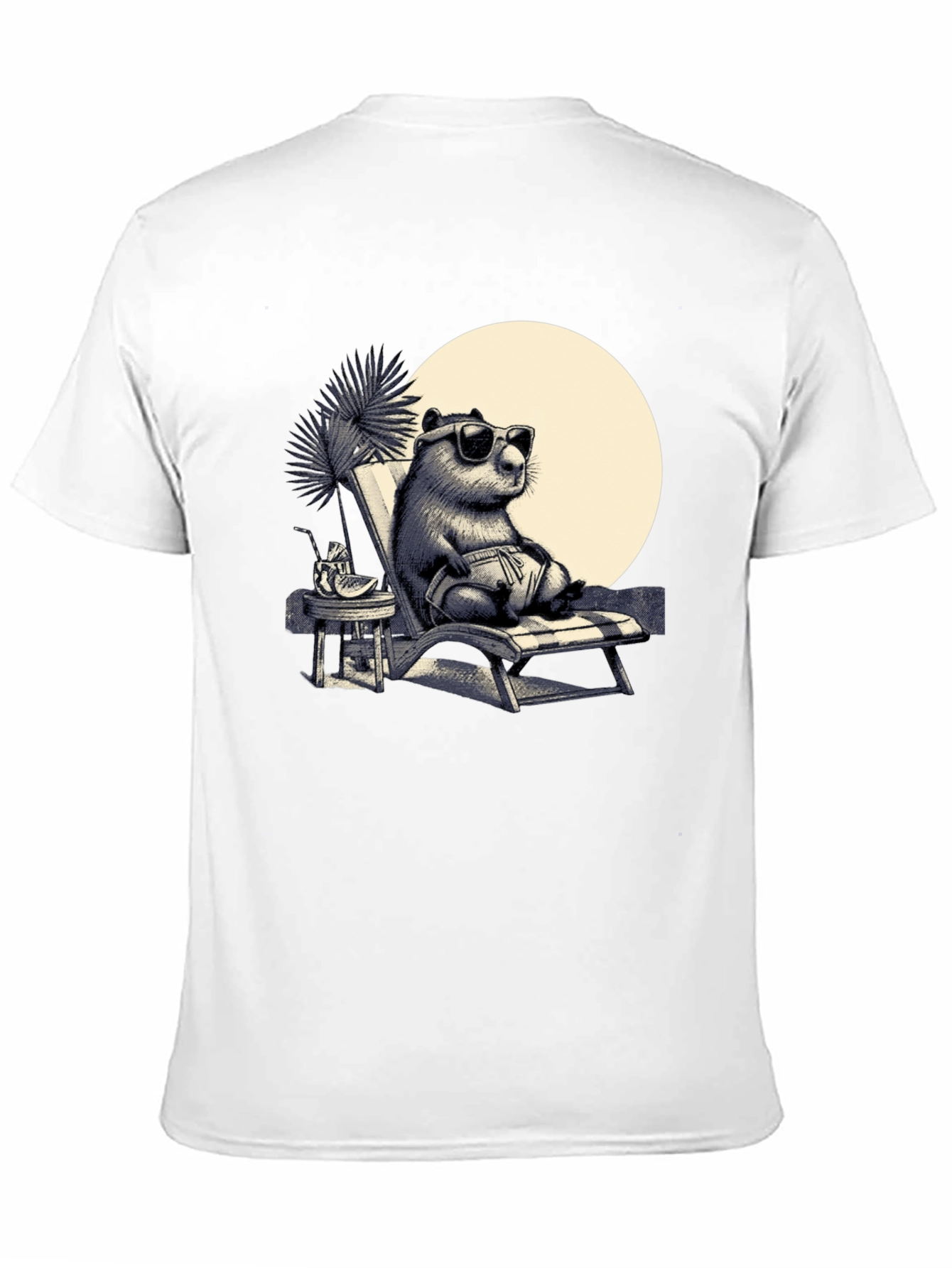 Cool Capybara Beach T-Shirt