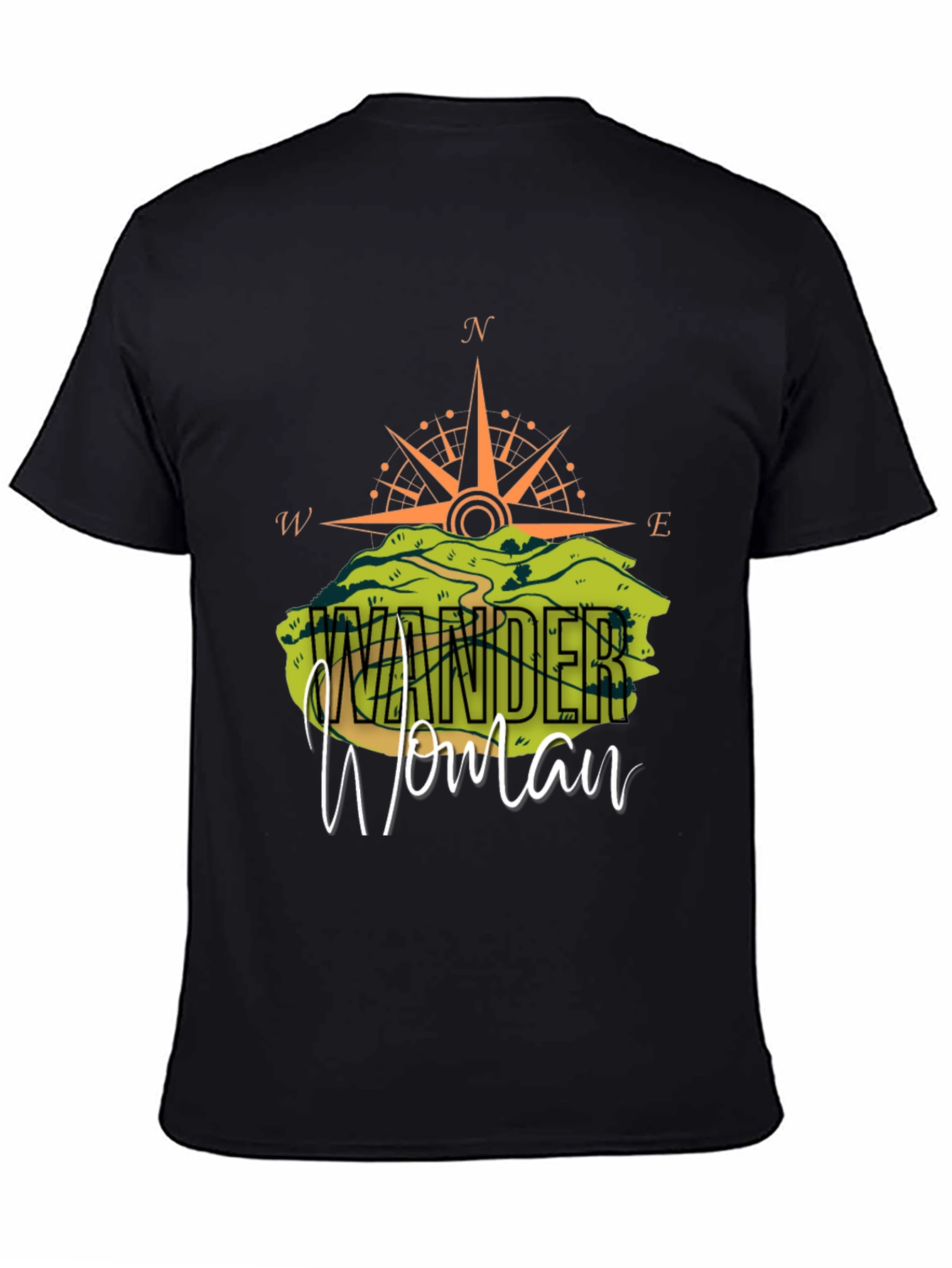 Wonder Woman Compass Graphic T-Shirt