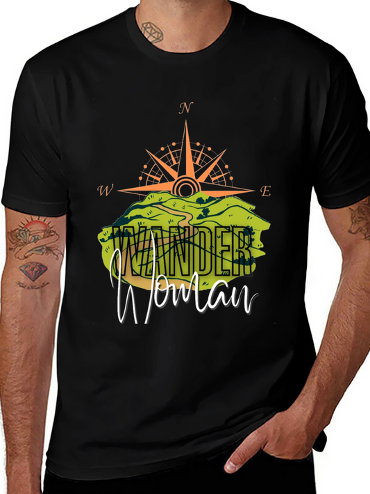 Wonder Woman Compass Graphic T-Shirt