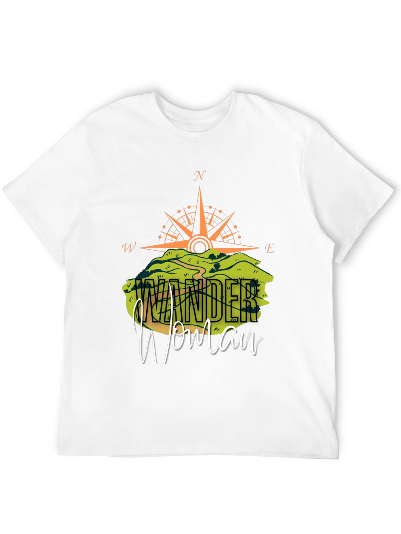 Wonder Woman Compass Graphic T-Shirt