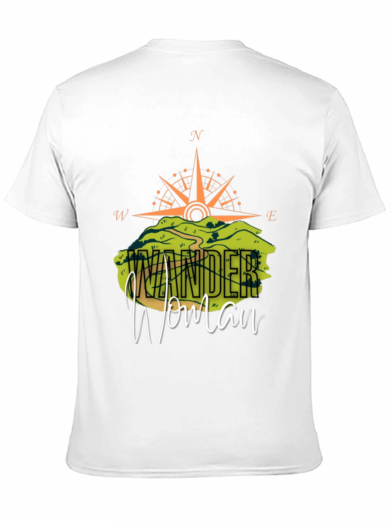 Wonder Woman Compass Graphic T-Shirt