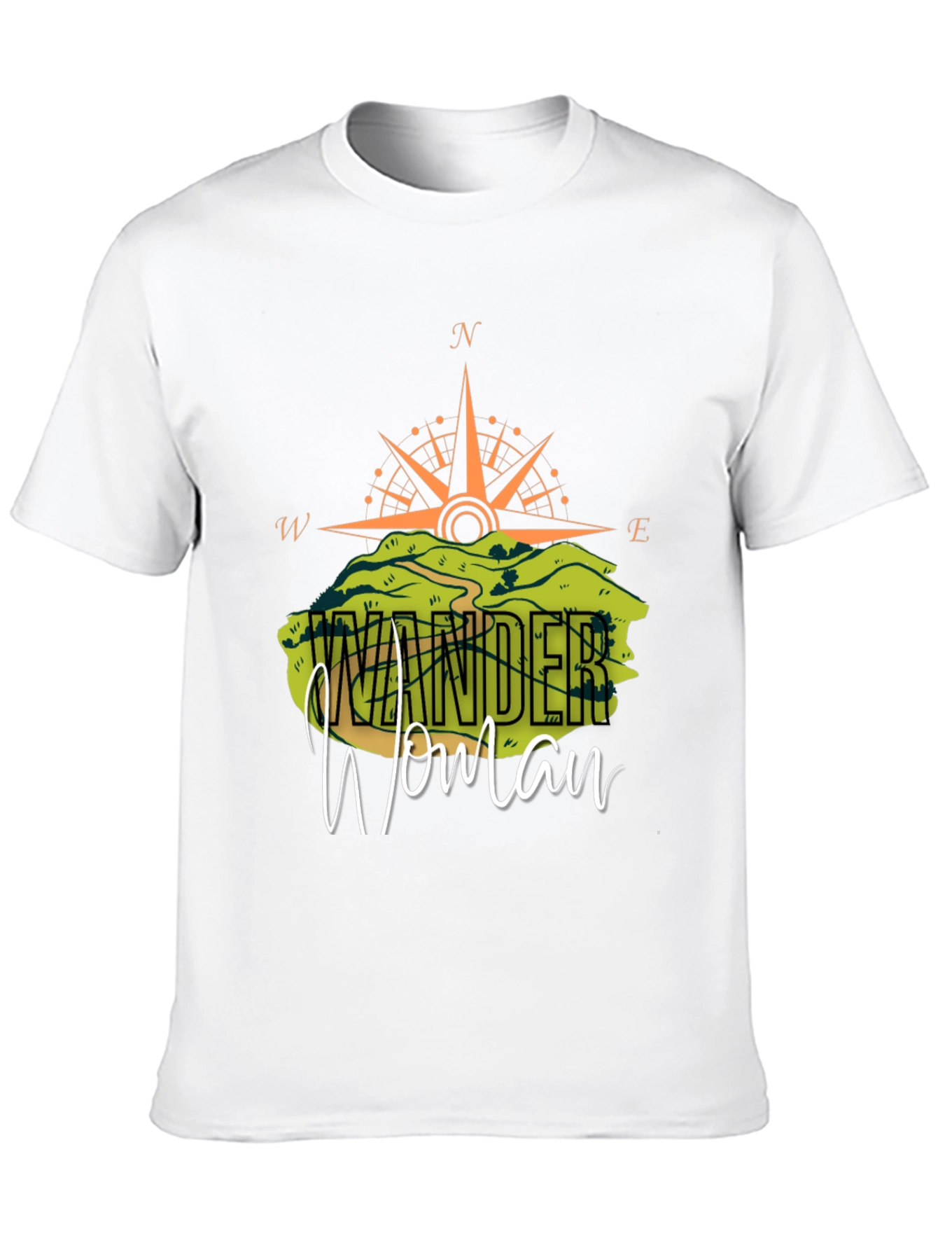 Wonder Woman Compass Graphic T-Shirt