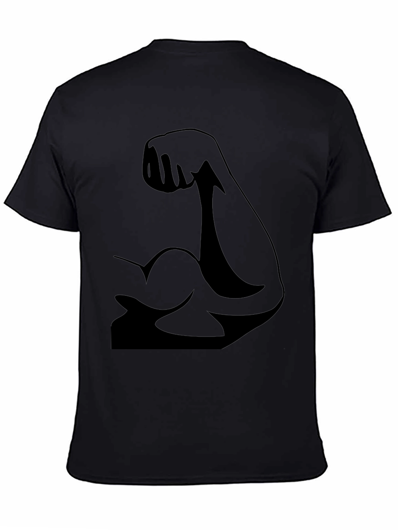 Muscle Flex Black T-Shirt