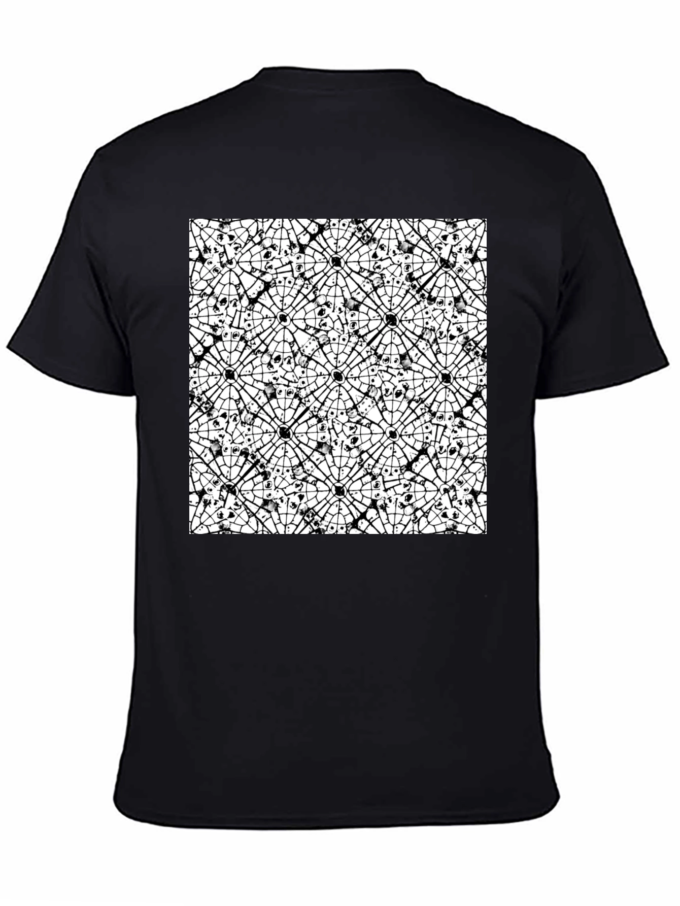 Abstract Black & White Pattern Tee