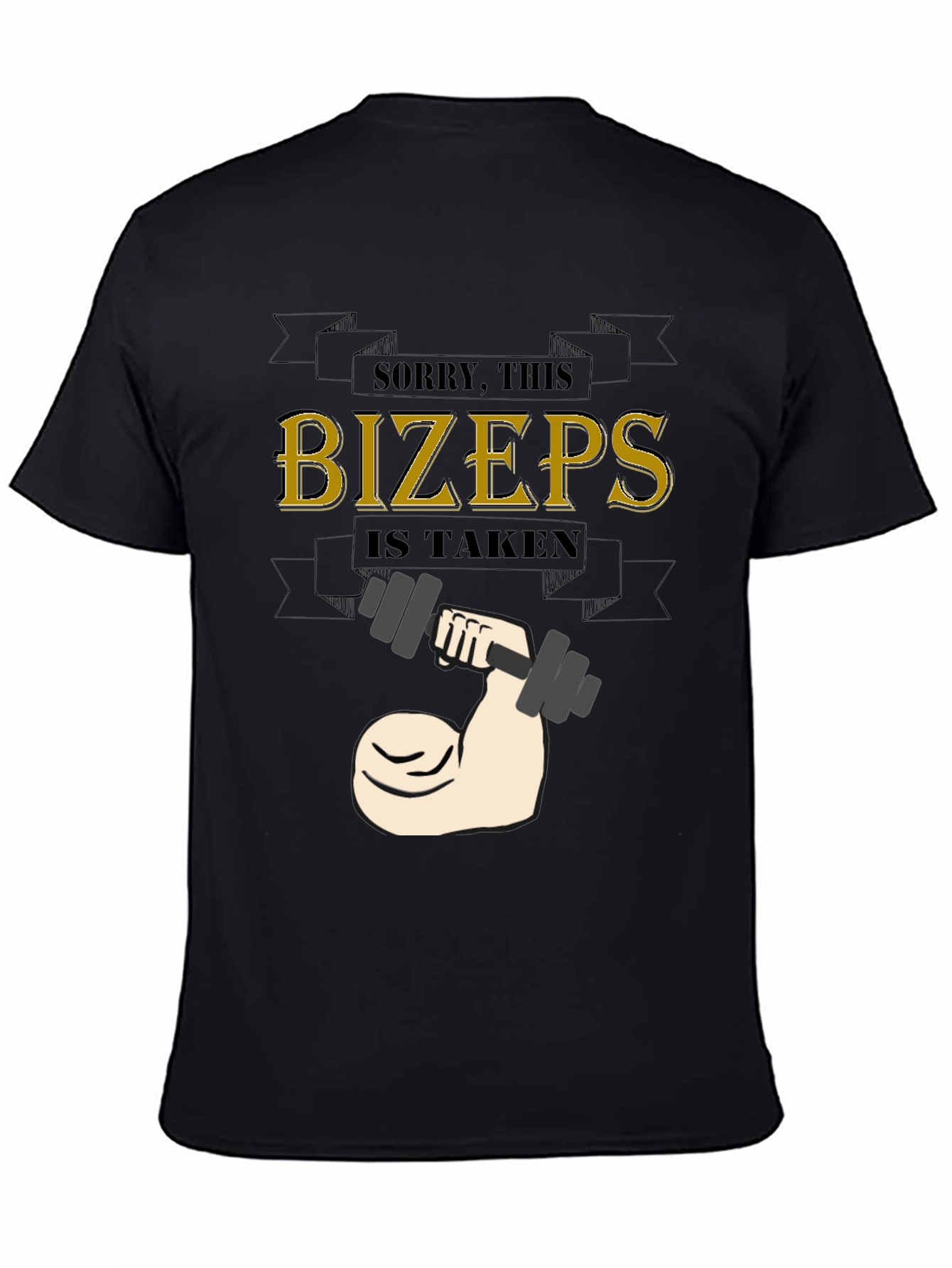 Biceps Taken Weightlifting Graphic Tee