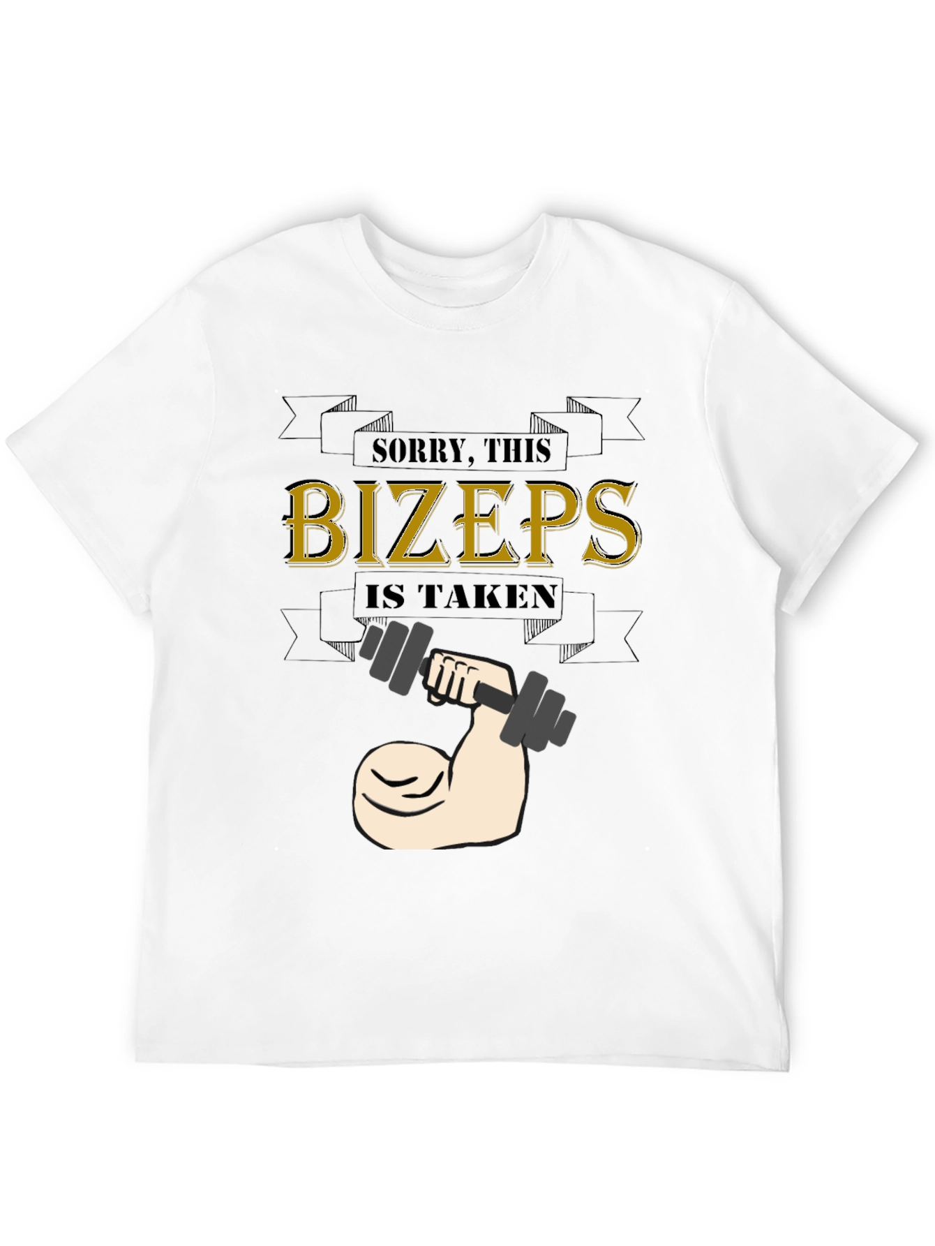 Biceps Taken Weightlifting Graphic Tee