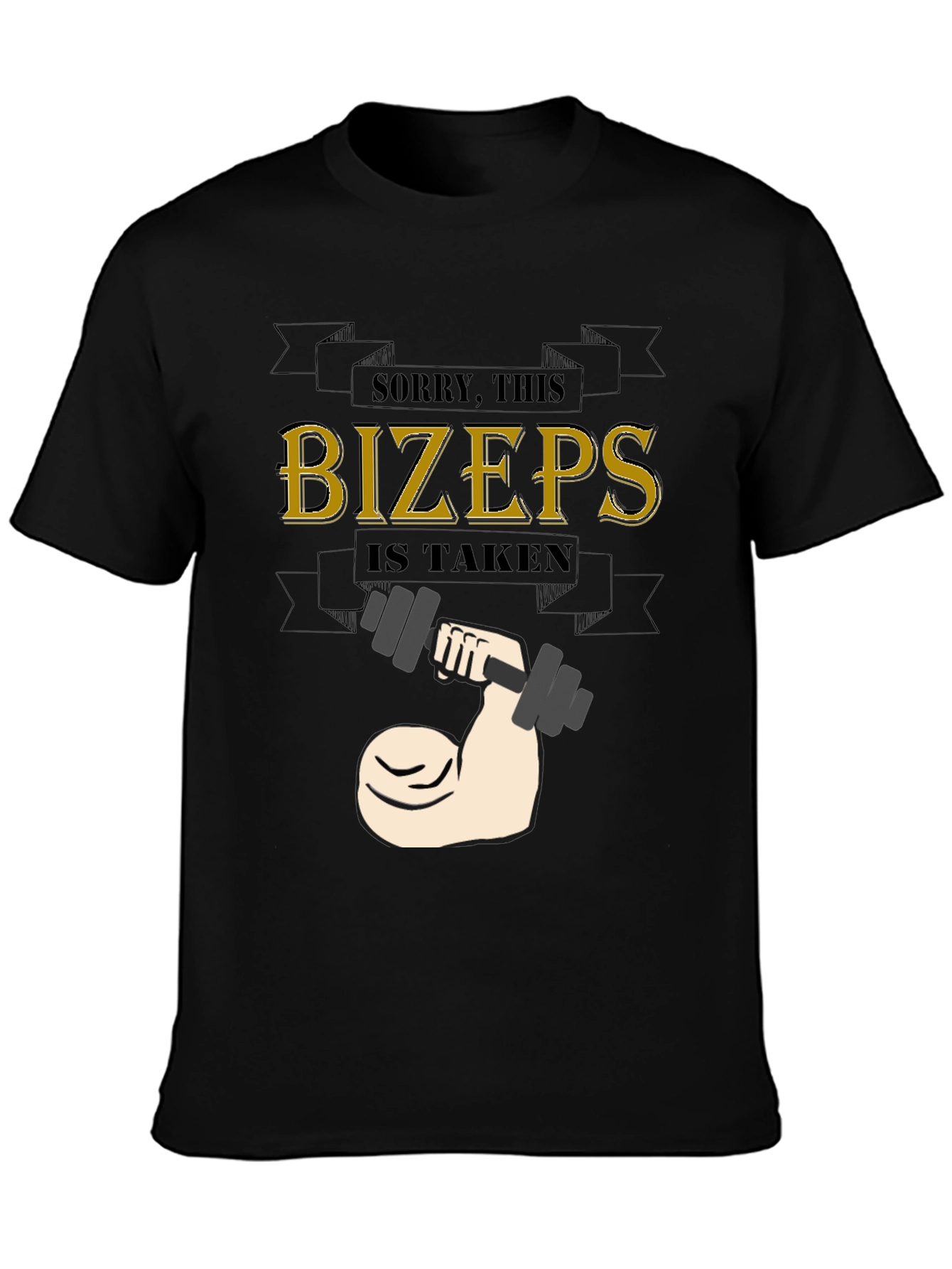 Biceps Taken Weightlifting Graphic Tee