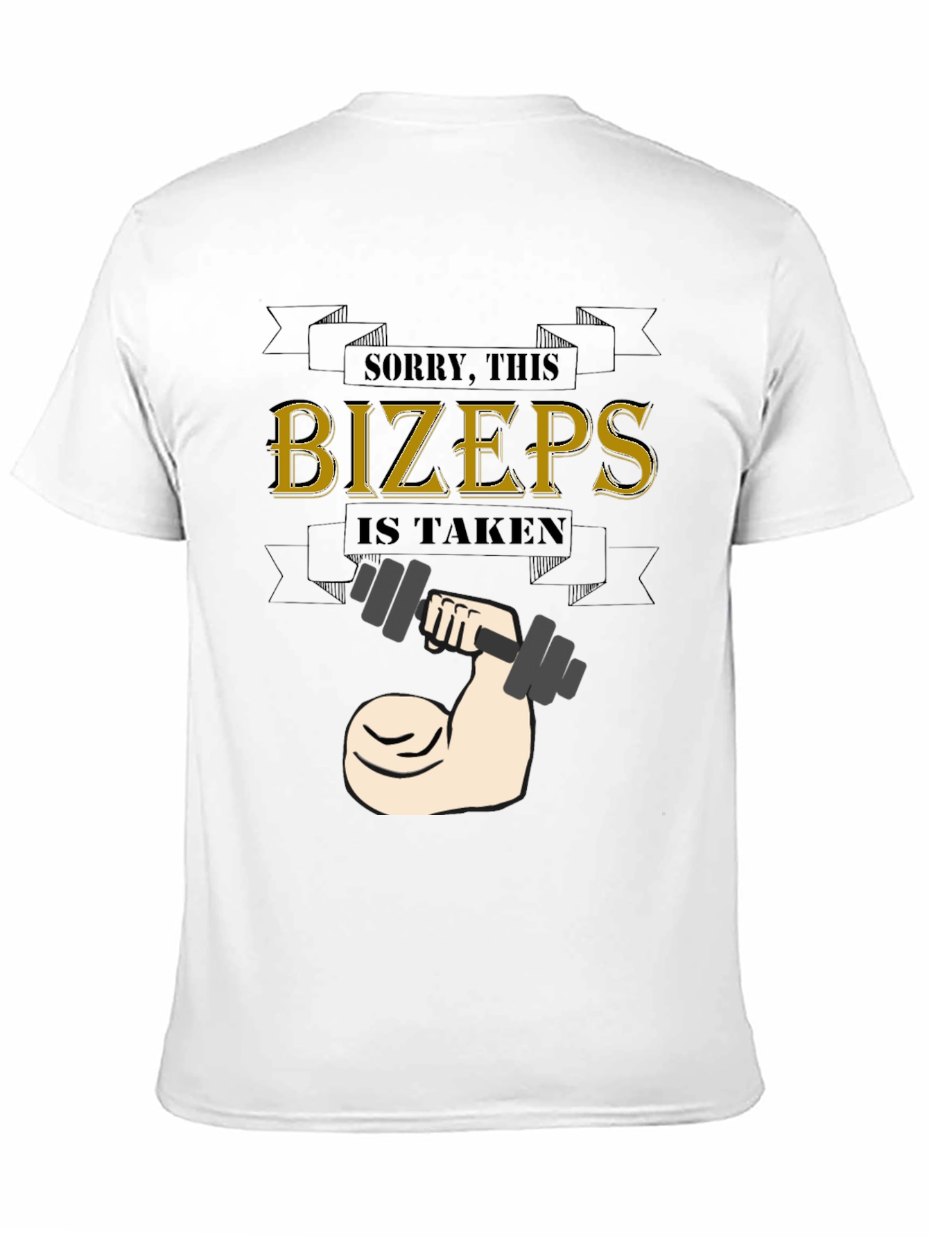 Biceps Taken Weightlifting Graphic Tee