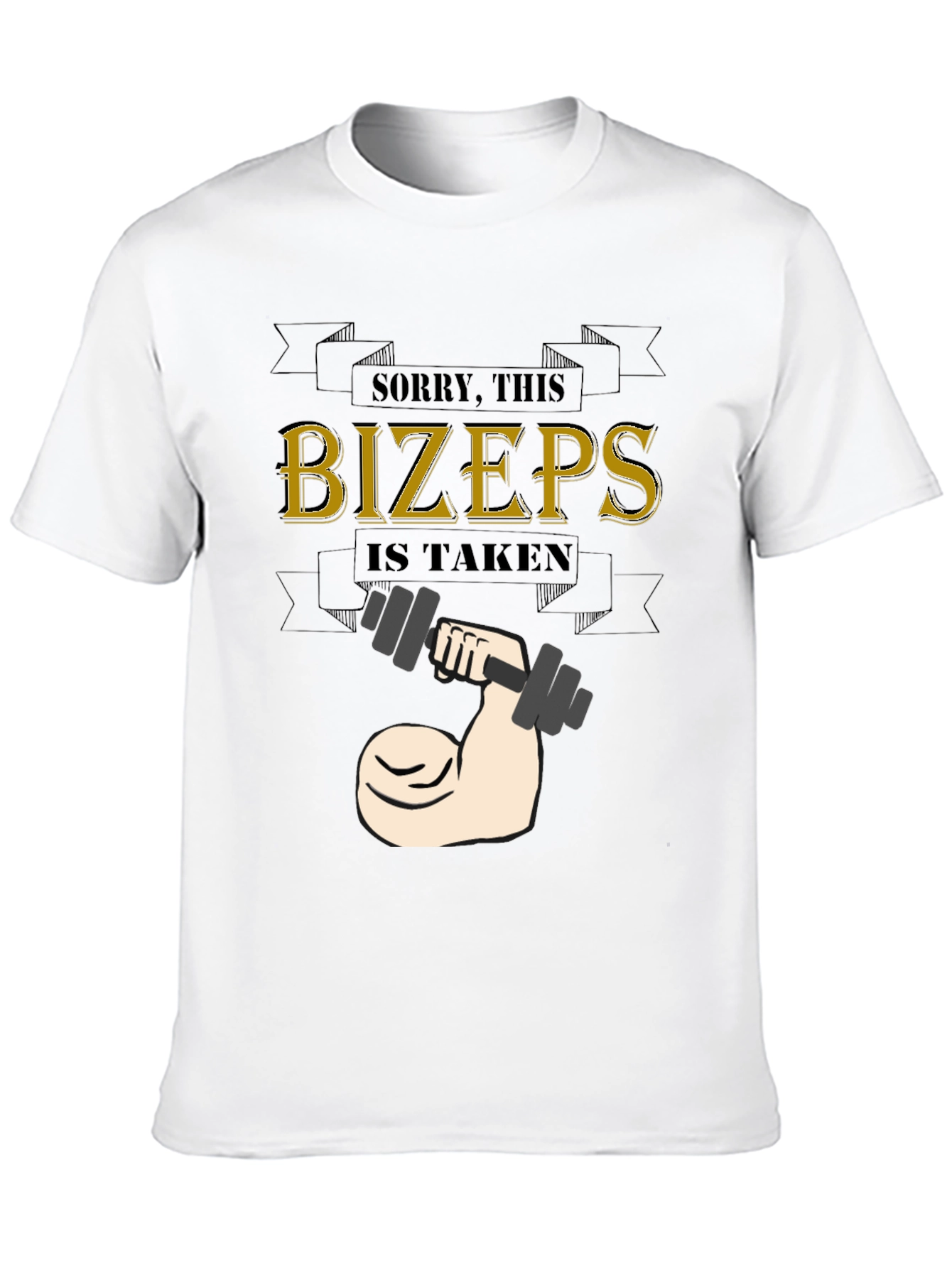 Biceps Taken Weightlifting Graphic Tee