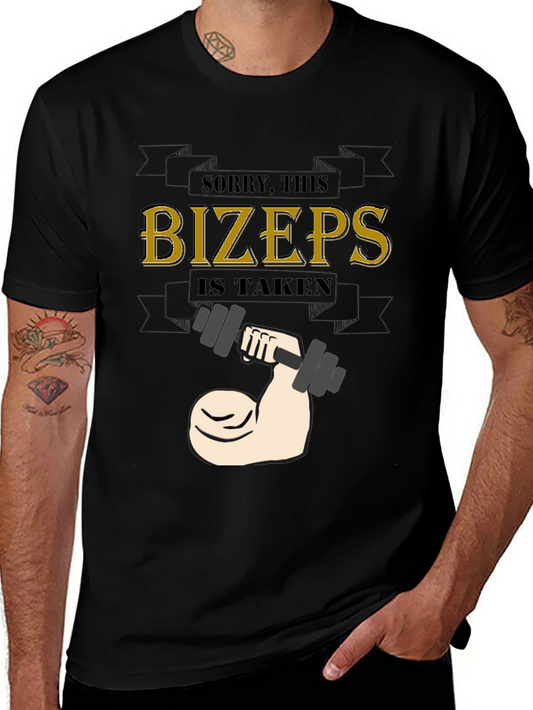 Biceps Taken Weightlifting Graphic Tee