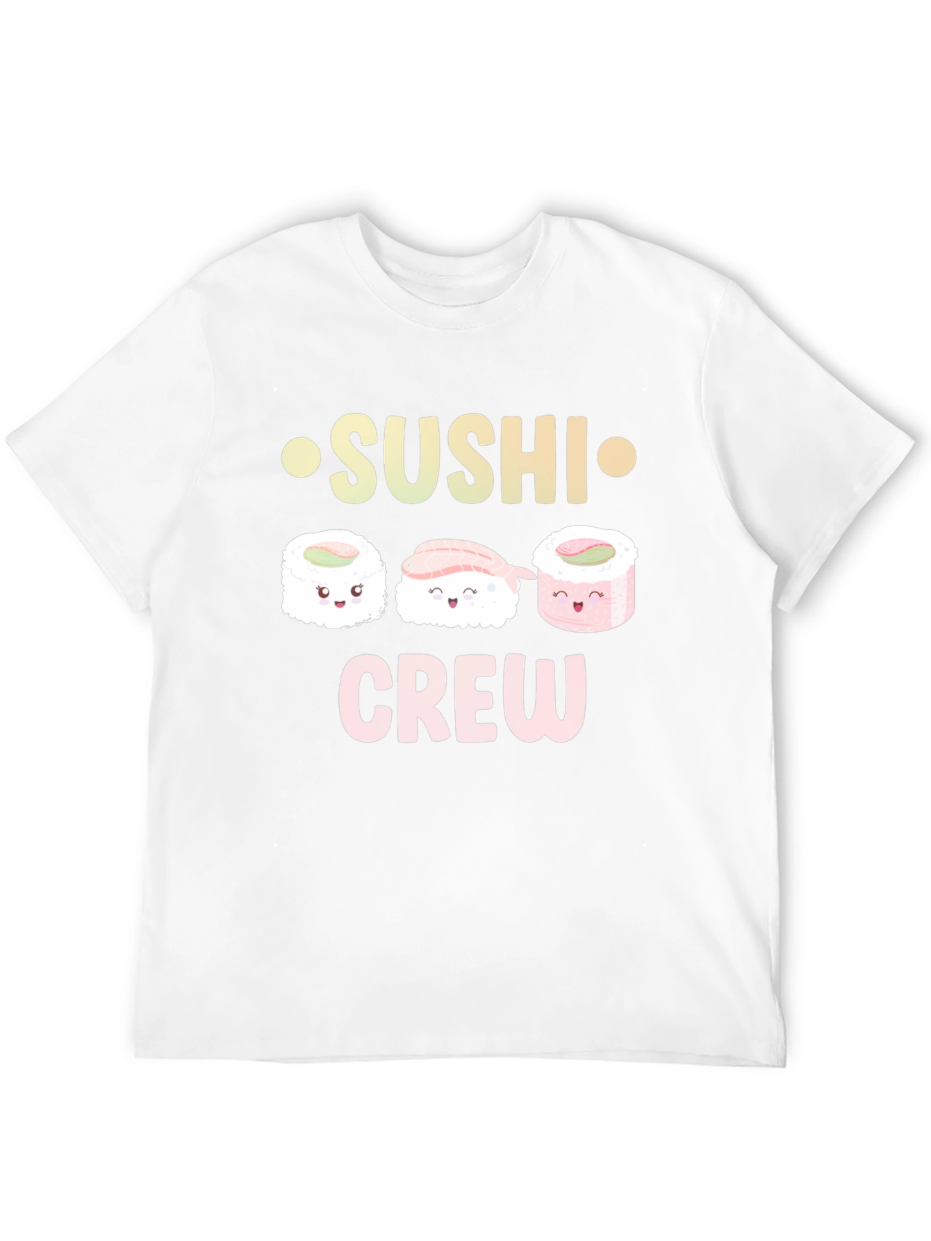 Sushi Crew Black Graphic T-Shirt