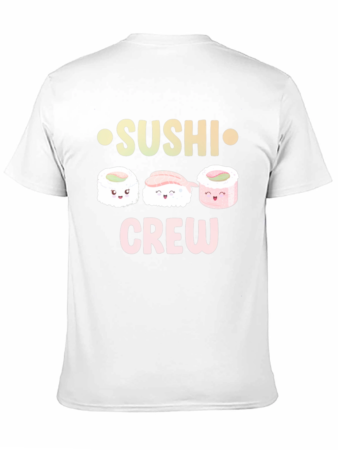 Sushi Crew Black Graphic T-Shirt