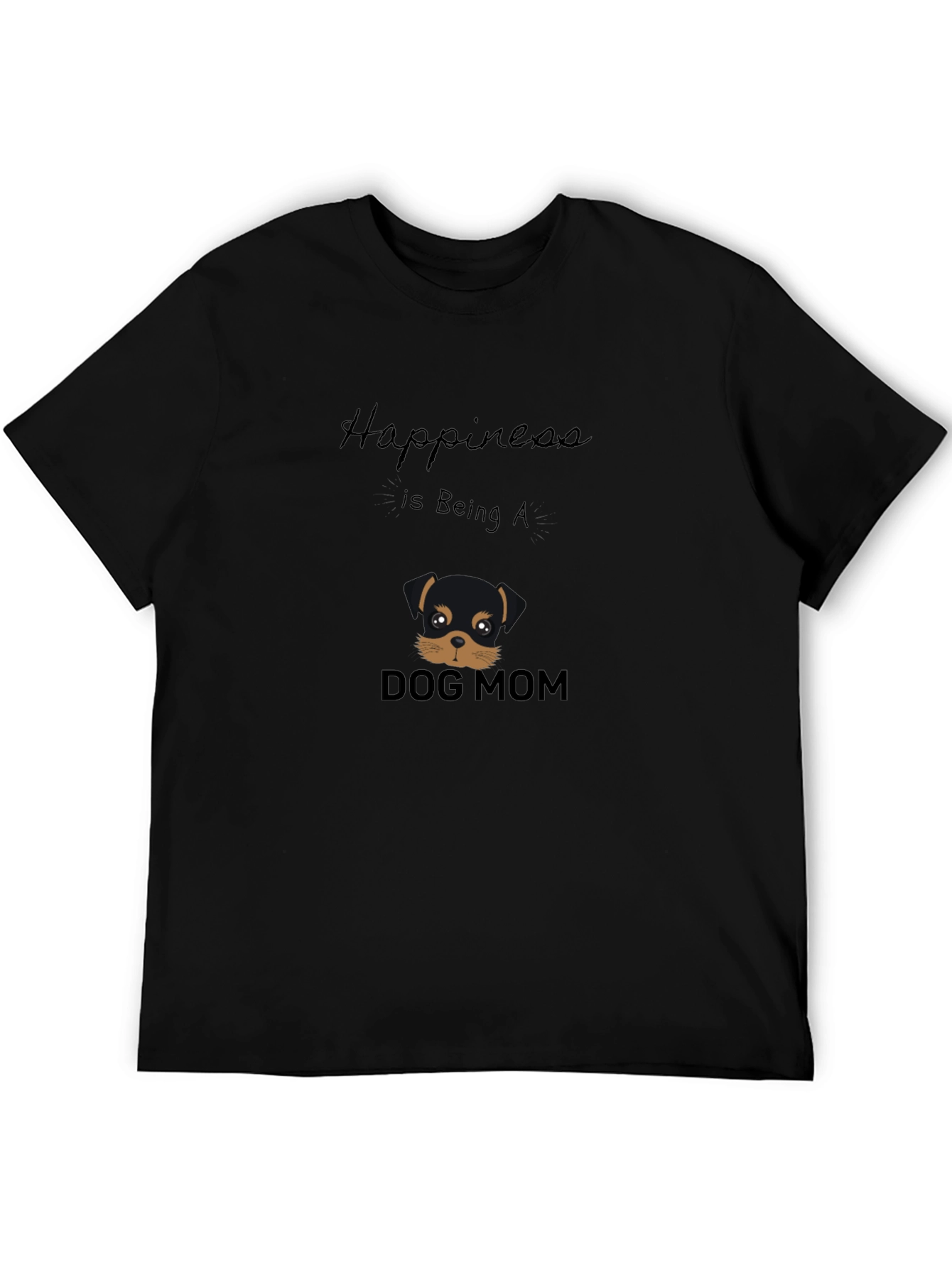 Happiness is Being A Dog Mom Graphic Tee