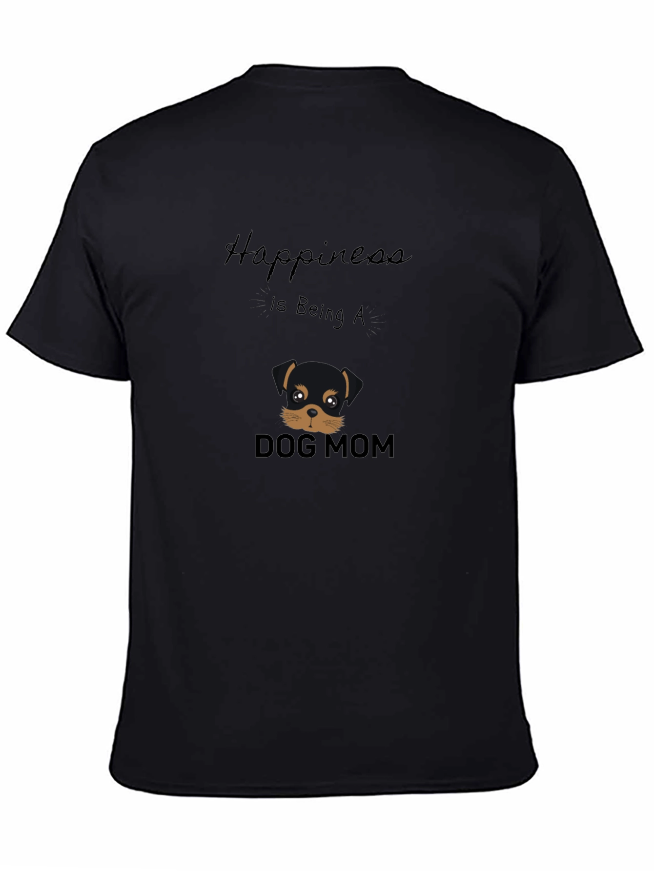 Happiness is Being A Dog Mom Graphic Tee