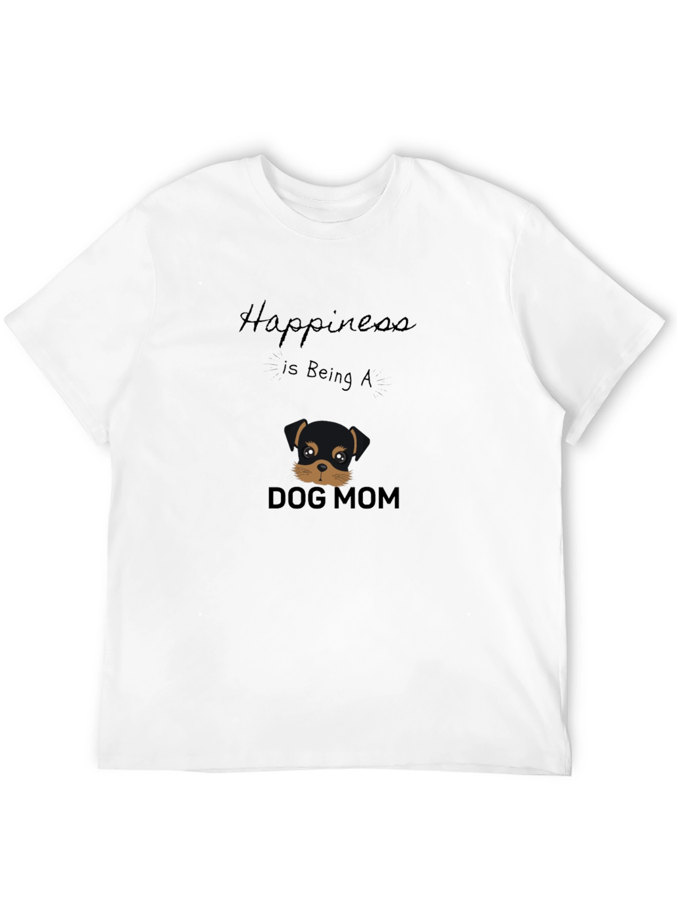 Happiness is Being A Dog Mom Graphic Tee