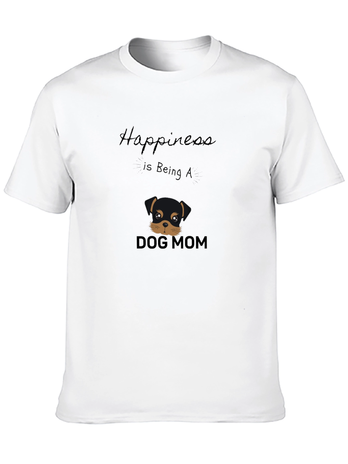 Happiness is Being A Dog Mom Graphic Tee