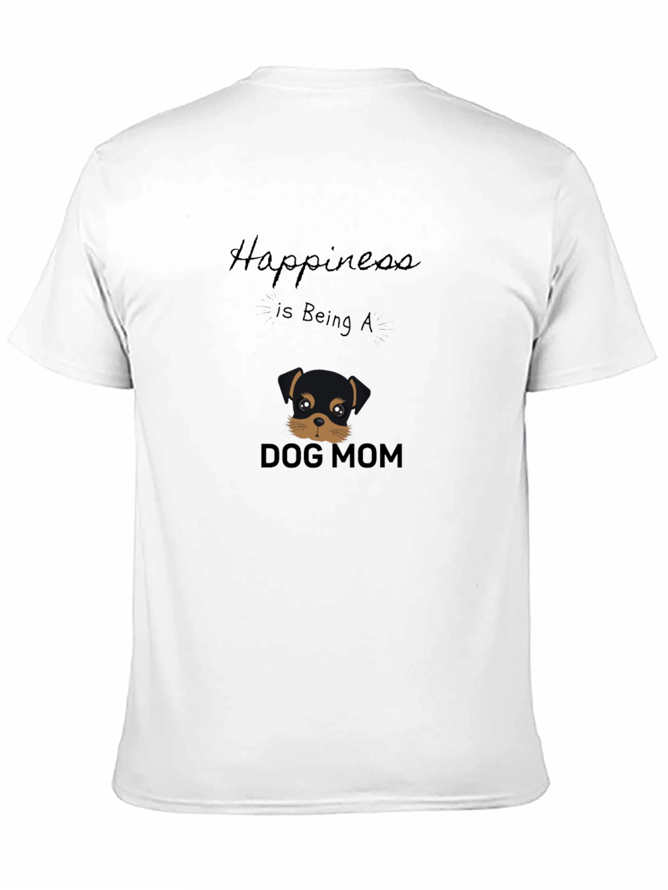 Happiness is Being A Dog Mom Graphic Tee