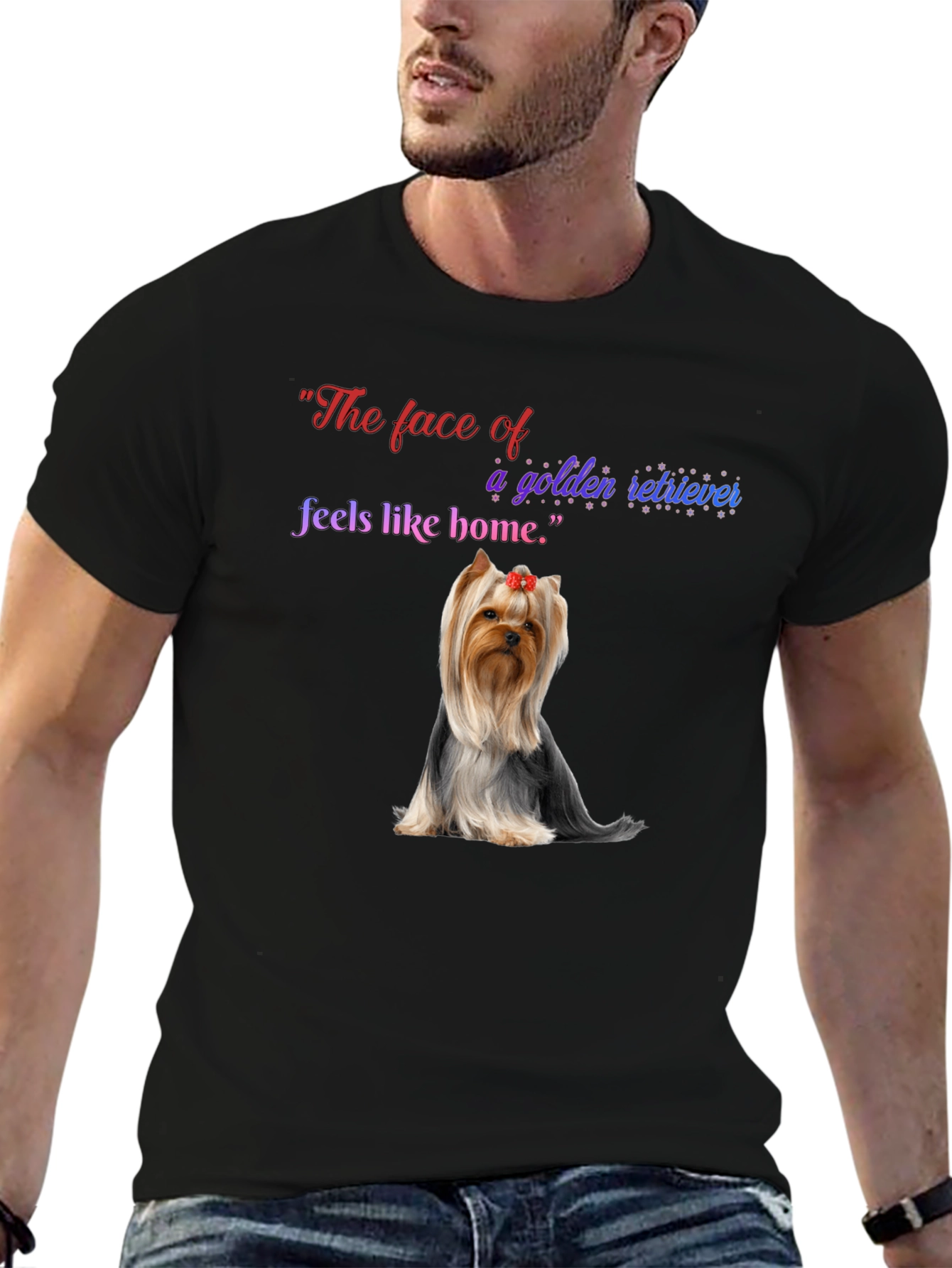 Dog Lover T-Shirt: Face Feels Like Home