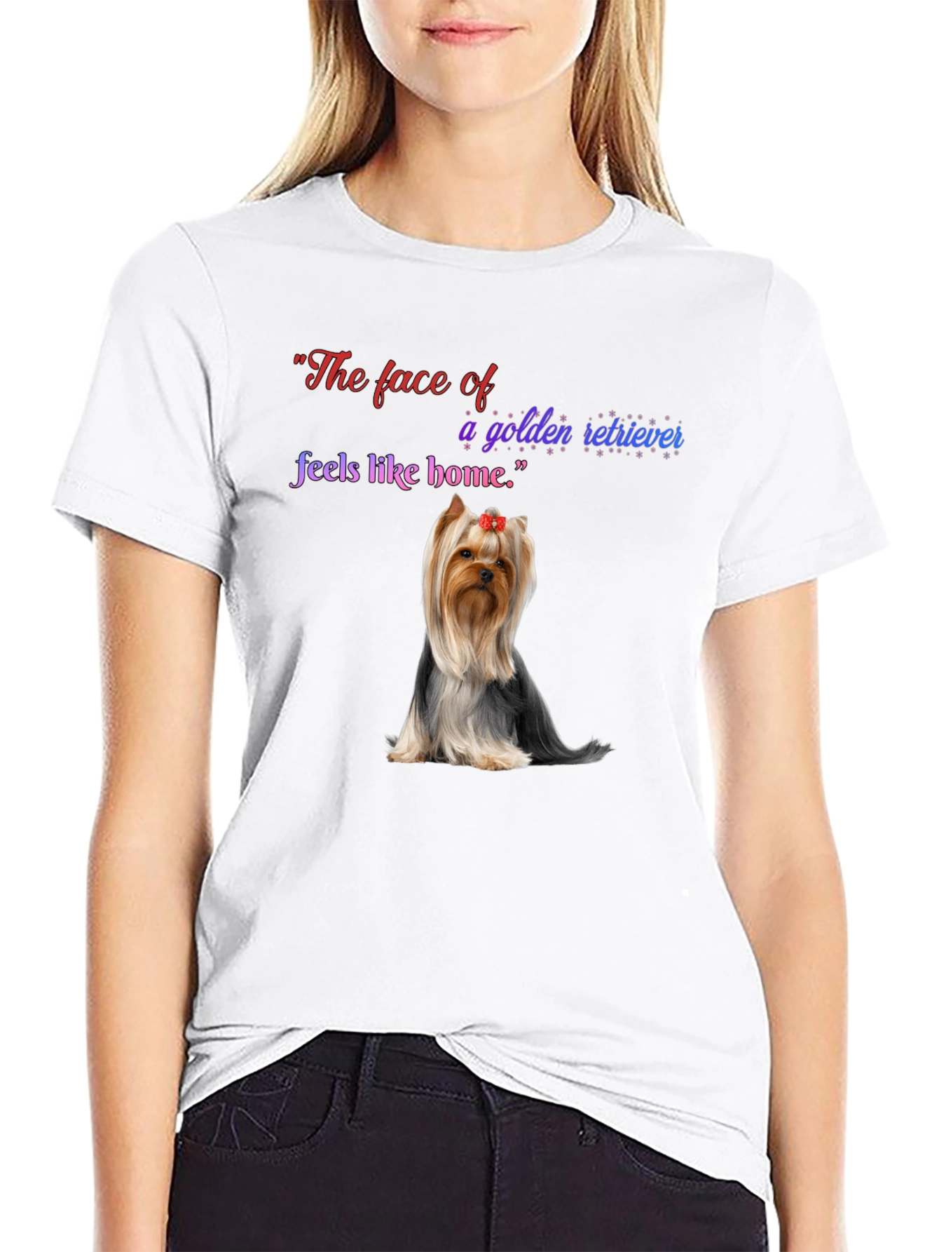 Dog Lover T-Shirt: Face Feels Like Home