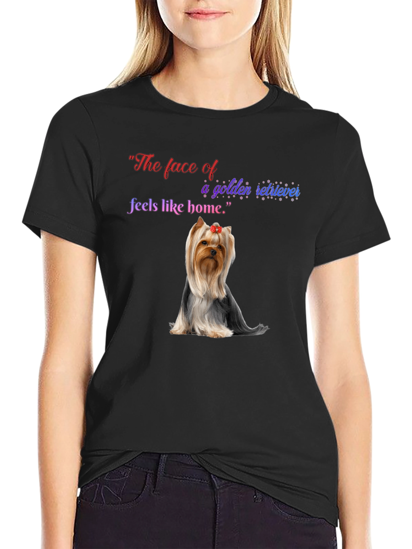 Dog Lover T-Shirt: Face Feels Like Home