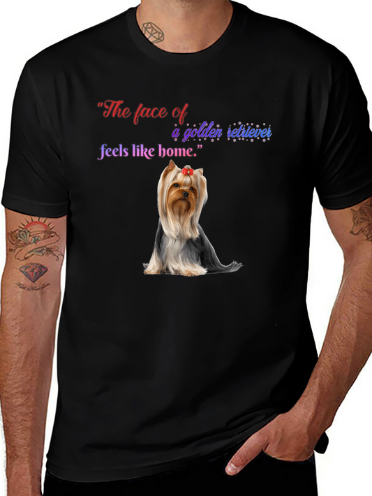 Dog Lover T-Shirt: Face Feels Like Home