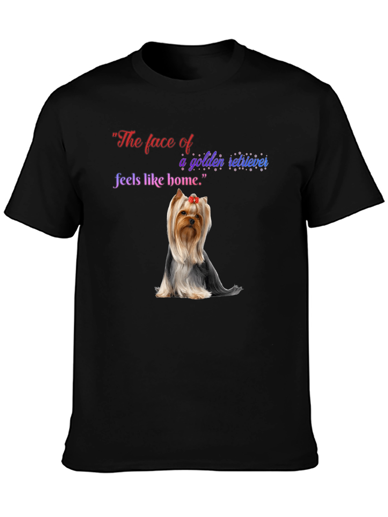 Dog Lover T-Shirt: Face Feels Like Home